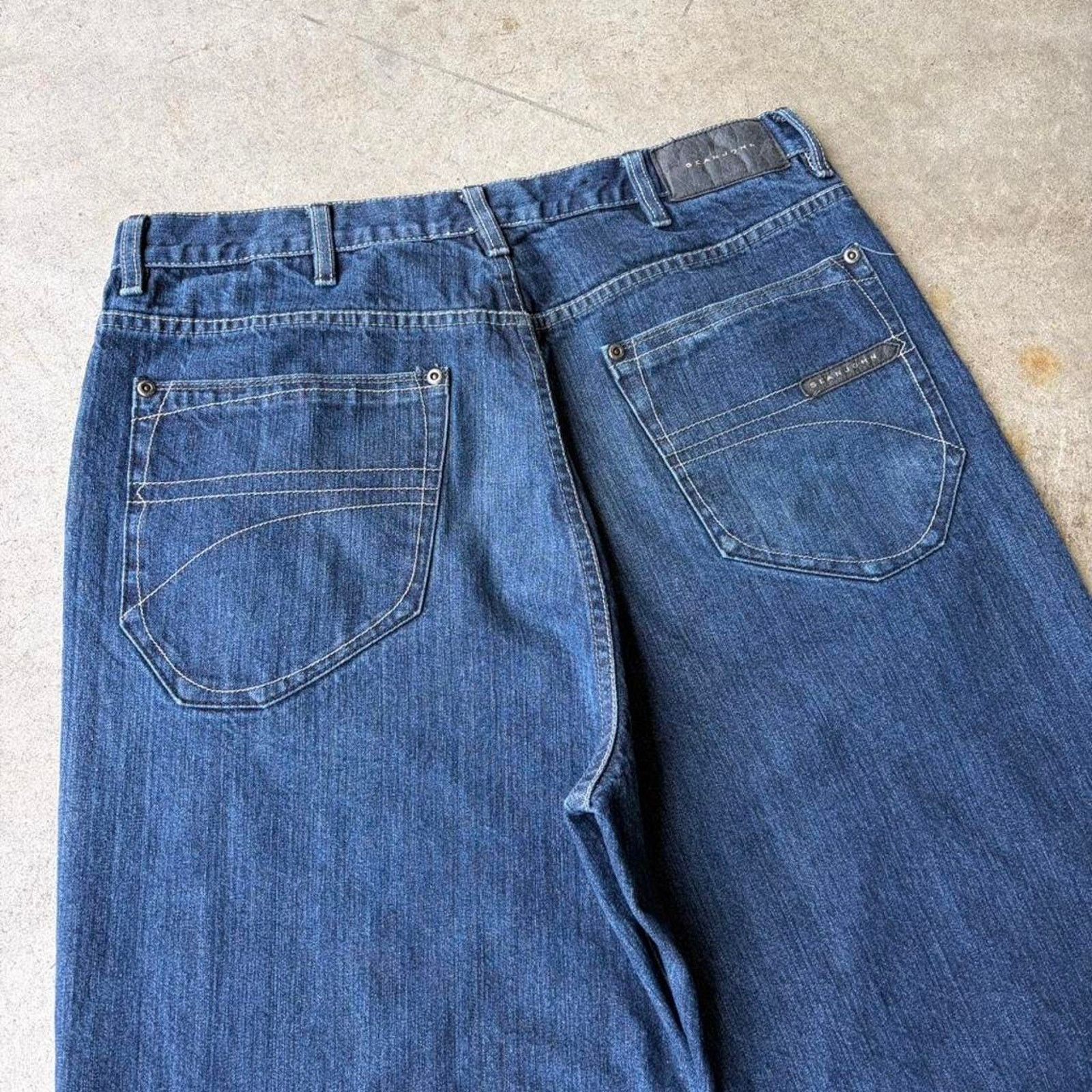 Sean John 2000s sean john super baggy jeans Size US 36 / EU 52 - 3 Thumbnail