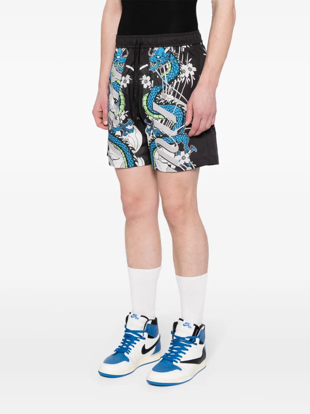 Amiri o1mle0326 Dragon Shorts in Multicolor Size US 38 / EU 54 - 3 Thumbnail