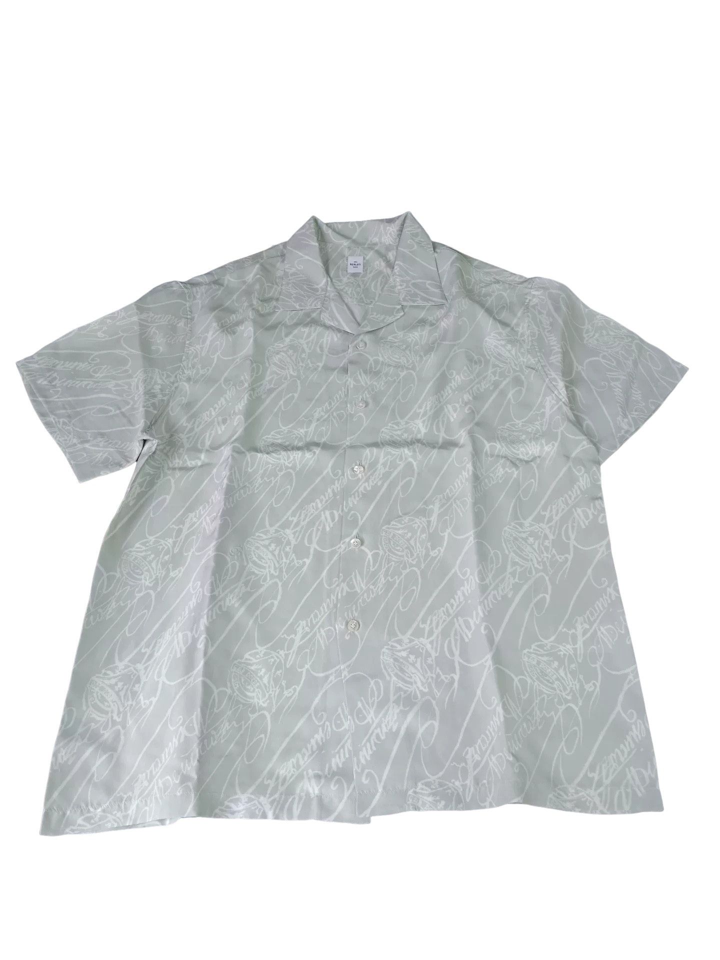 Berluti Berluti Scritto Silk Short Sleeve Shirt M Size US M / EU 48-50 / 2 - 1 Thumbnail