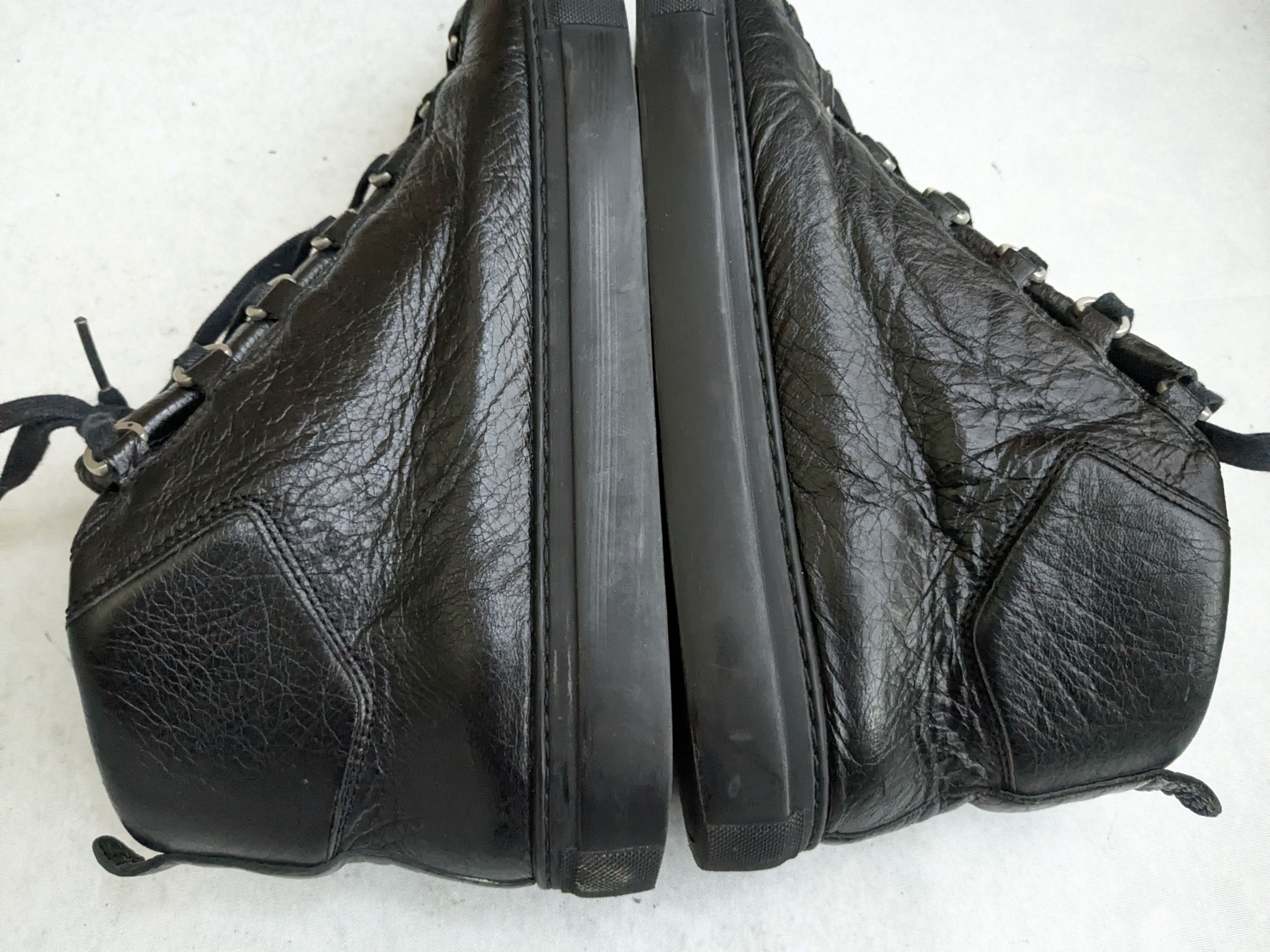 Balenciaga Balenciaga Arena Sneakers Black 11 High Tops Leather Size US 11 / EU 44 - 9 Thumbnail