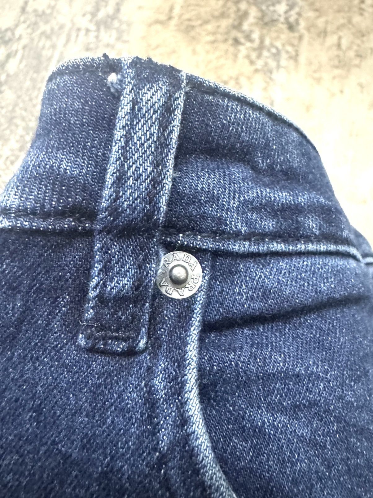 Prada Prada Denim Logo Pocket Pants Jeans Size US 31 - 6 Thumbnail