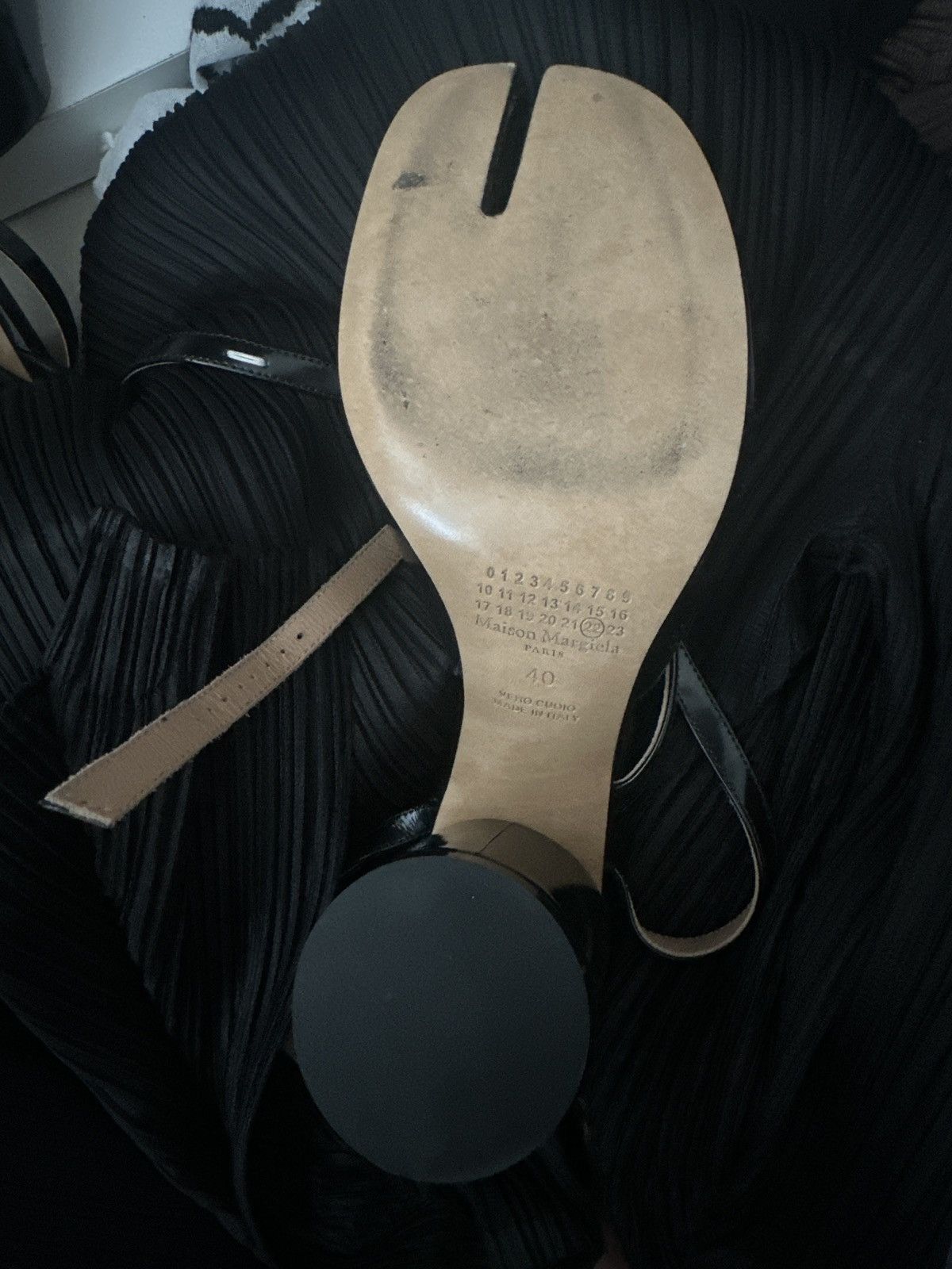 Designer × Maison Margiela Maison Margiela 80mm Tabi sandal pumps Size US 10 / IT 40 - 6 Thumbnail