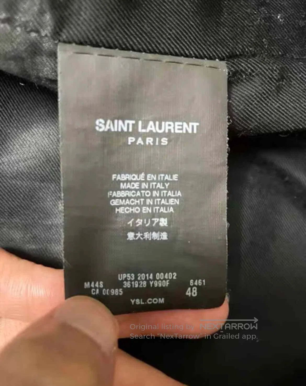 Saint Laurent Paris SAINT LAURENT Red Black Plaid Jacket. Size US M / EU 48-50 / 2 - 4 Thumbnail