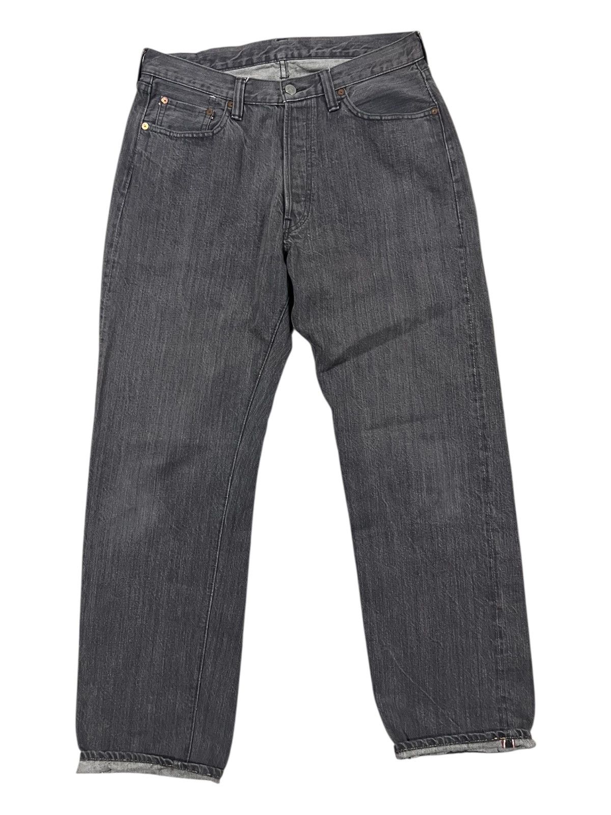 Full Count & Co. 1990s Full Count 🇯🇵 Regular 501 Cutting Selvaged Denim Jeans Size US 32 / EU 48 - 5 Thumbnail