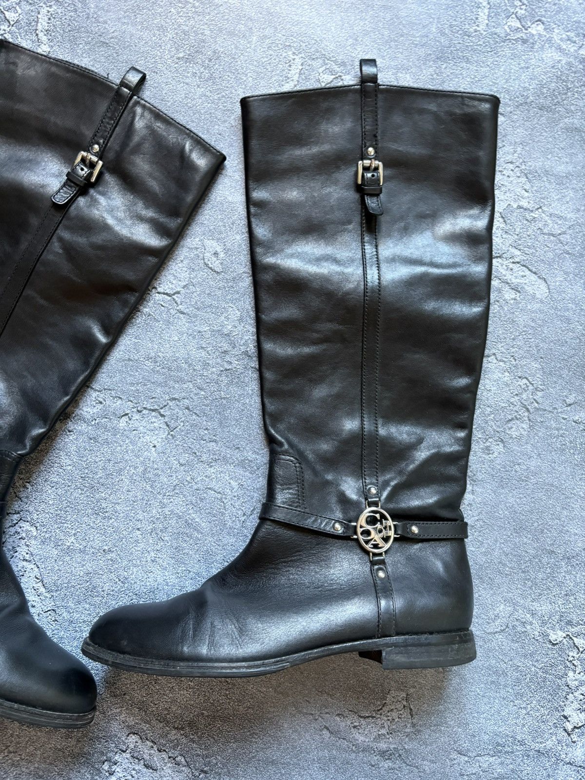 Coach Vintage Coach Luxury Women’s Leather Riding Boots Size EU 39 Size US 8.5 / IT 38.5 - 4 Thumbnail