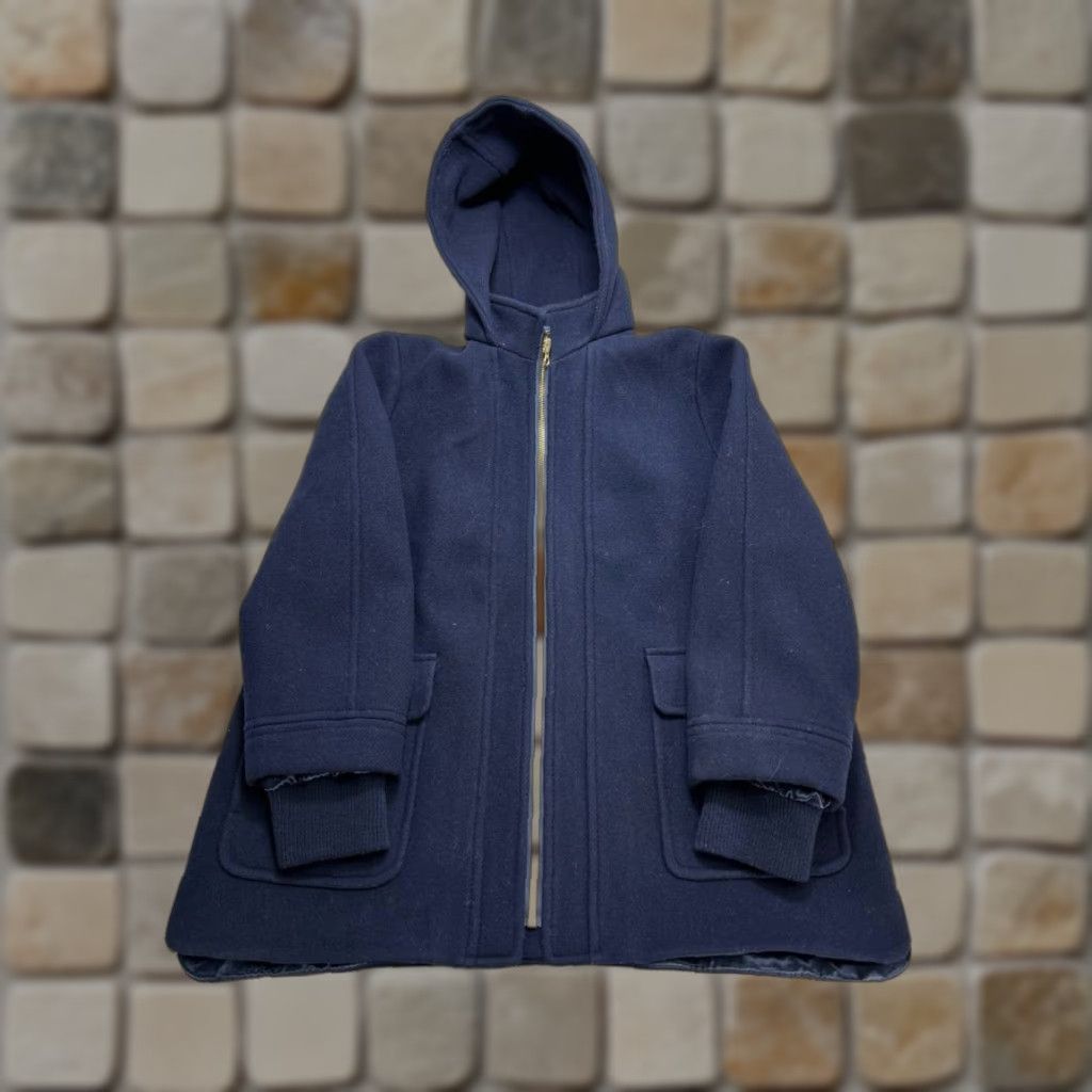 J.Crew J.Crew Jacket Womens XL Blue Wool Blend Full Zip Coat - Phone? Size XL / US 12-14 / IT 48-50 - 1 Thumbnail