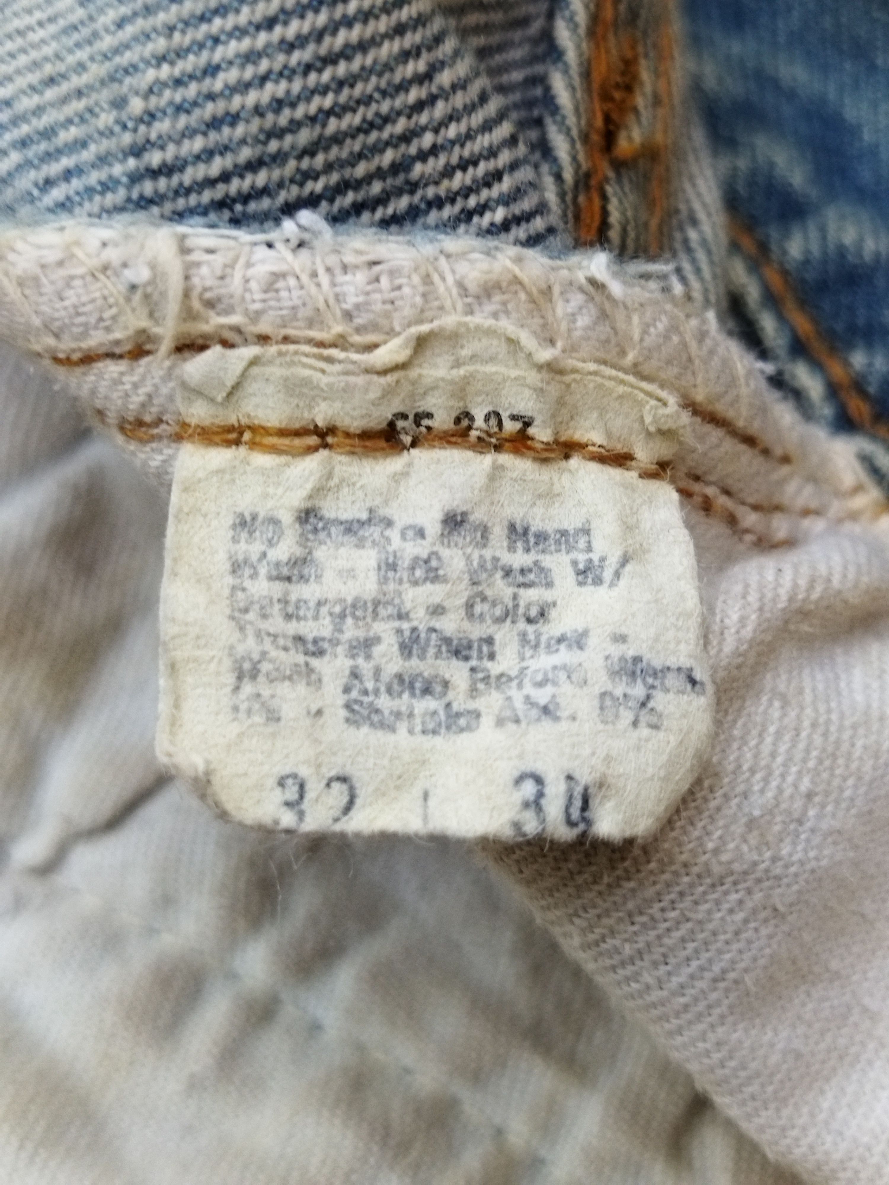 Levi's Vintage 70s Levis 501 66 Late Selvedged Jeans Size US 31 - 13 Thumbnail