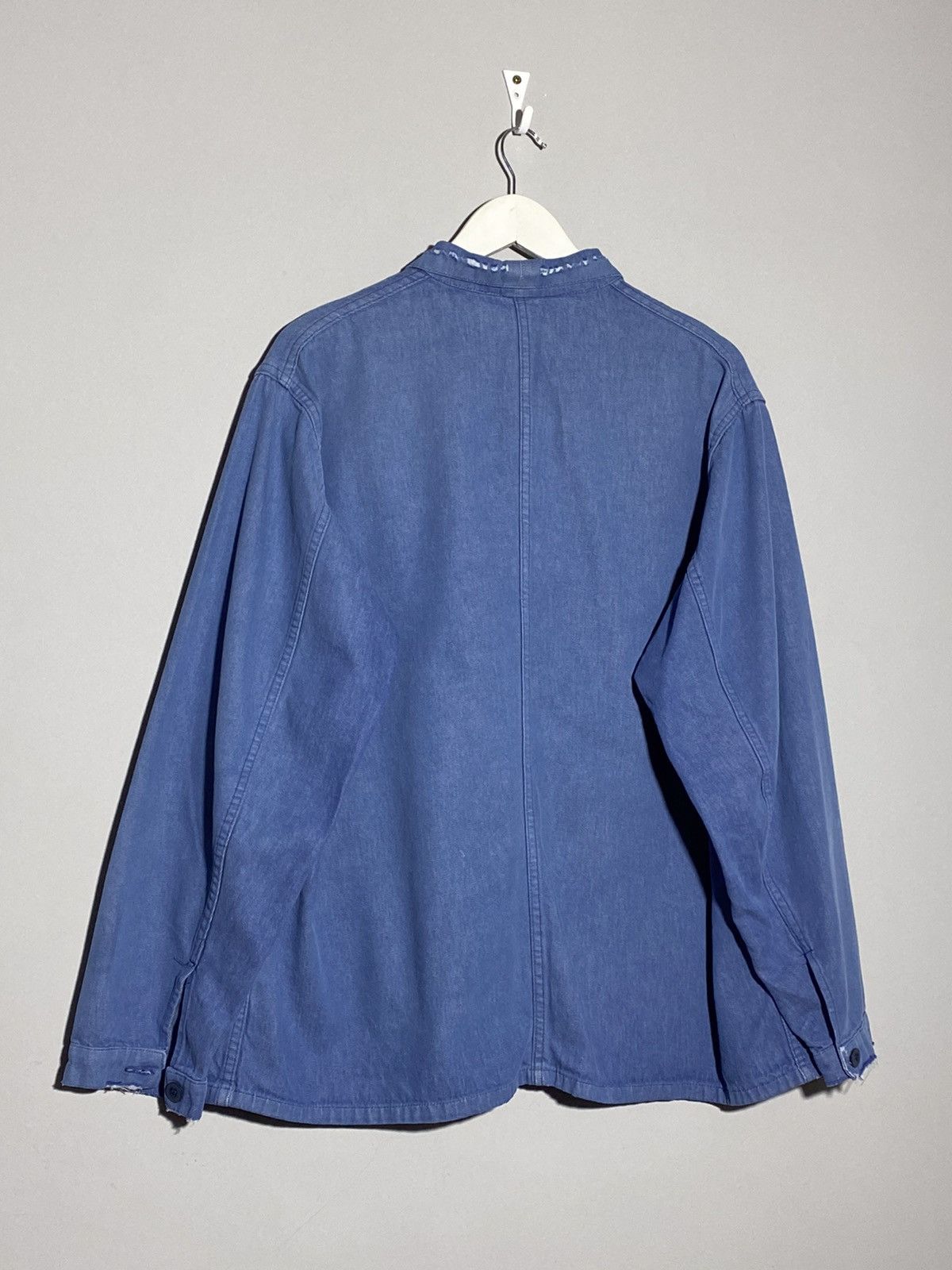 Vintage Vintage 90s workwear distressed denim jacket Size US XL / EU 56 / 4 - 3 Thumbnail