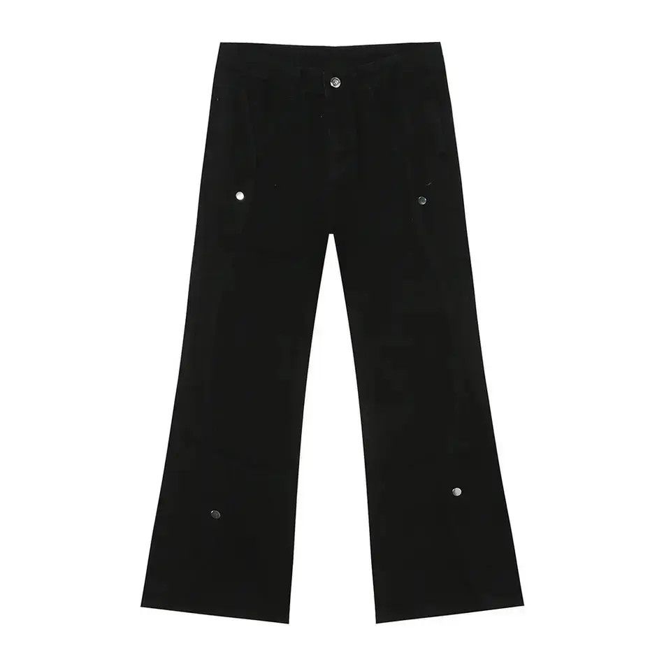 Japanese Brand Retro loose casual micro flared jeans Size US 32 / EU 48 - 4 Thumbnail