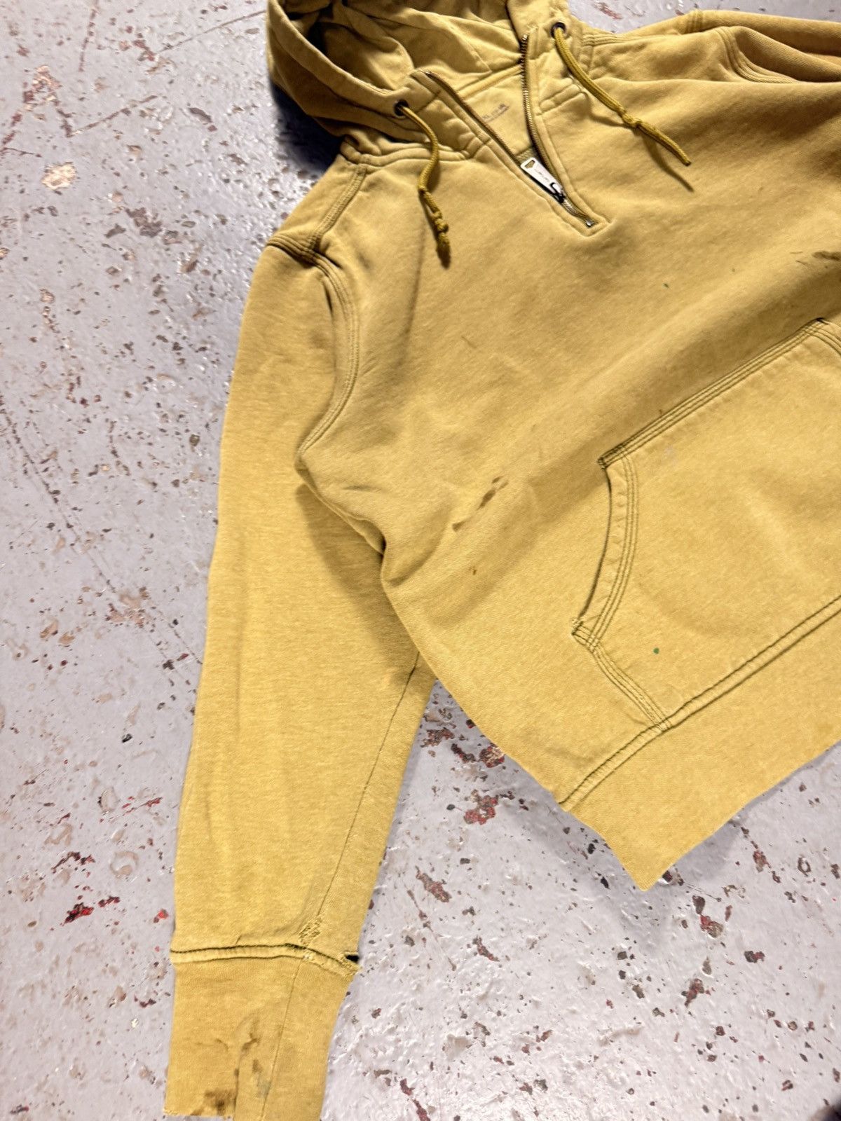 Carhartt × Other × Vintage Vintage Perfectly Faded Distressed Carhartt Quarter zip Size US M / EU 48-50 / 2 - 6 Thumbnail