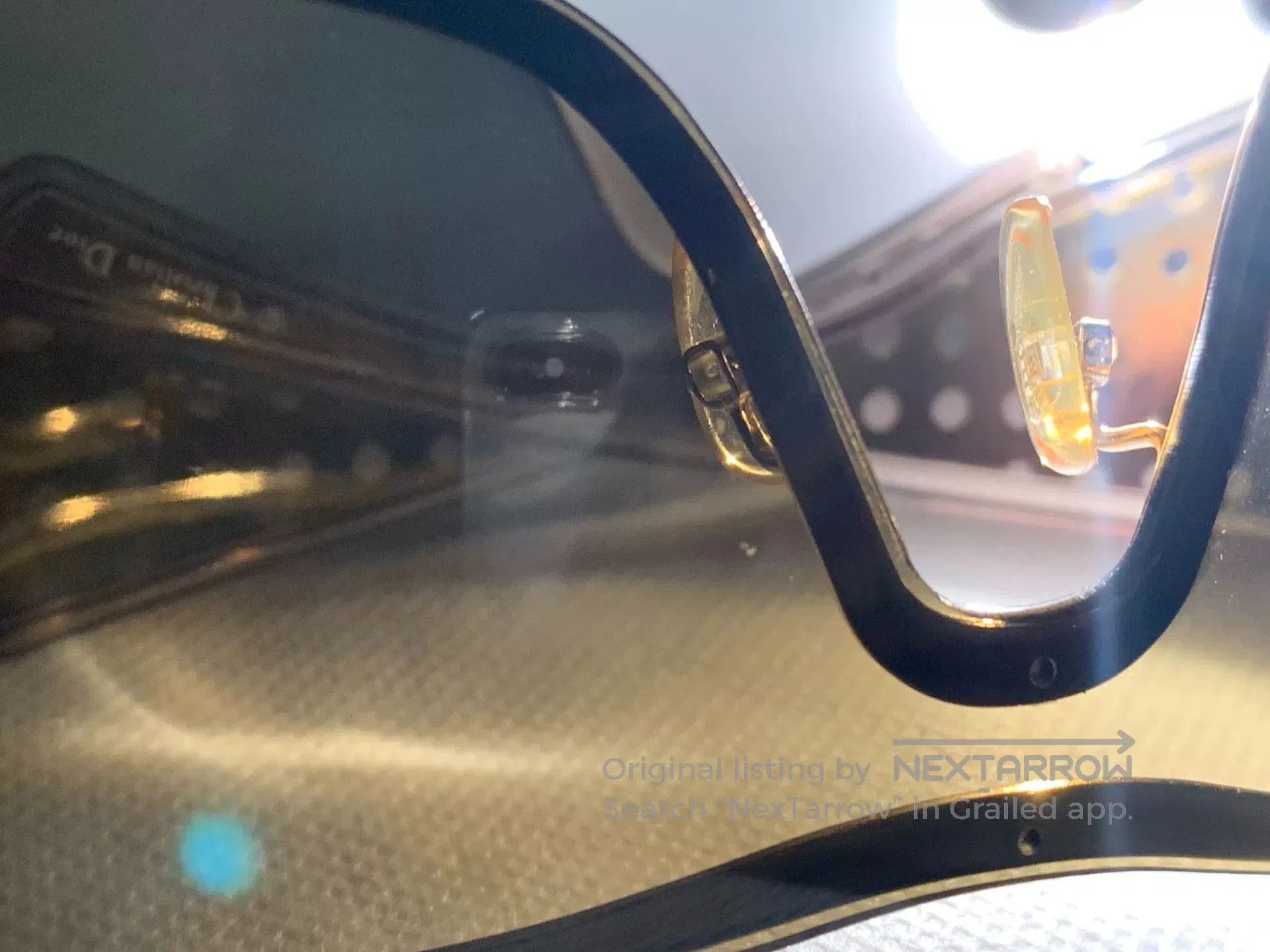 Dior Dior Vintage Pilot Sunglasses. Size ONE SIZE - 2 Thumbnail