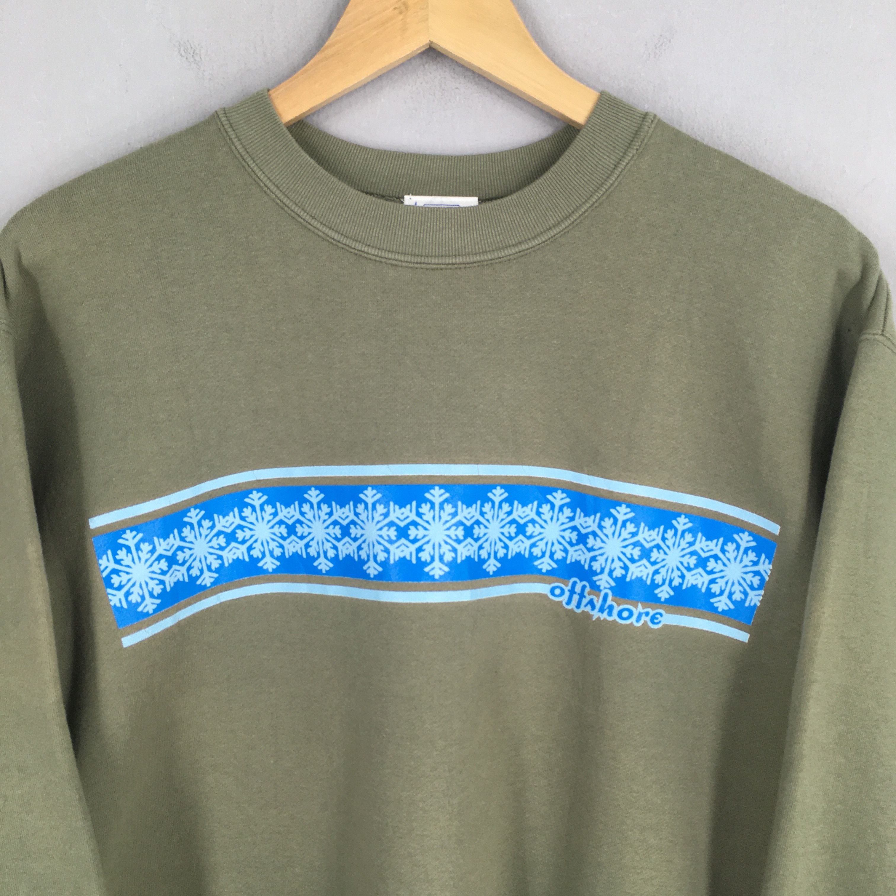 Rip Curl Vintage 90s Offshore Sport USA Green Sweatshirt Large Size US L / EU 52-54 / 3 - 2 Thumbnail