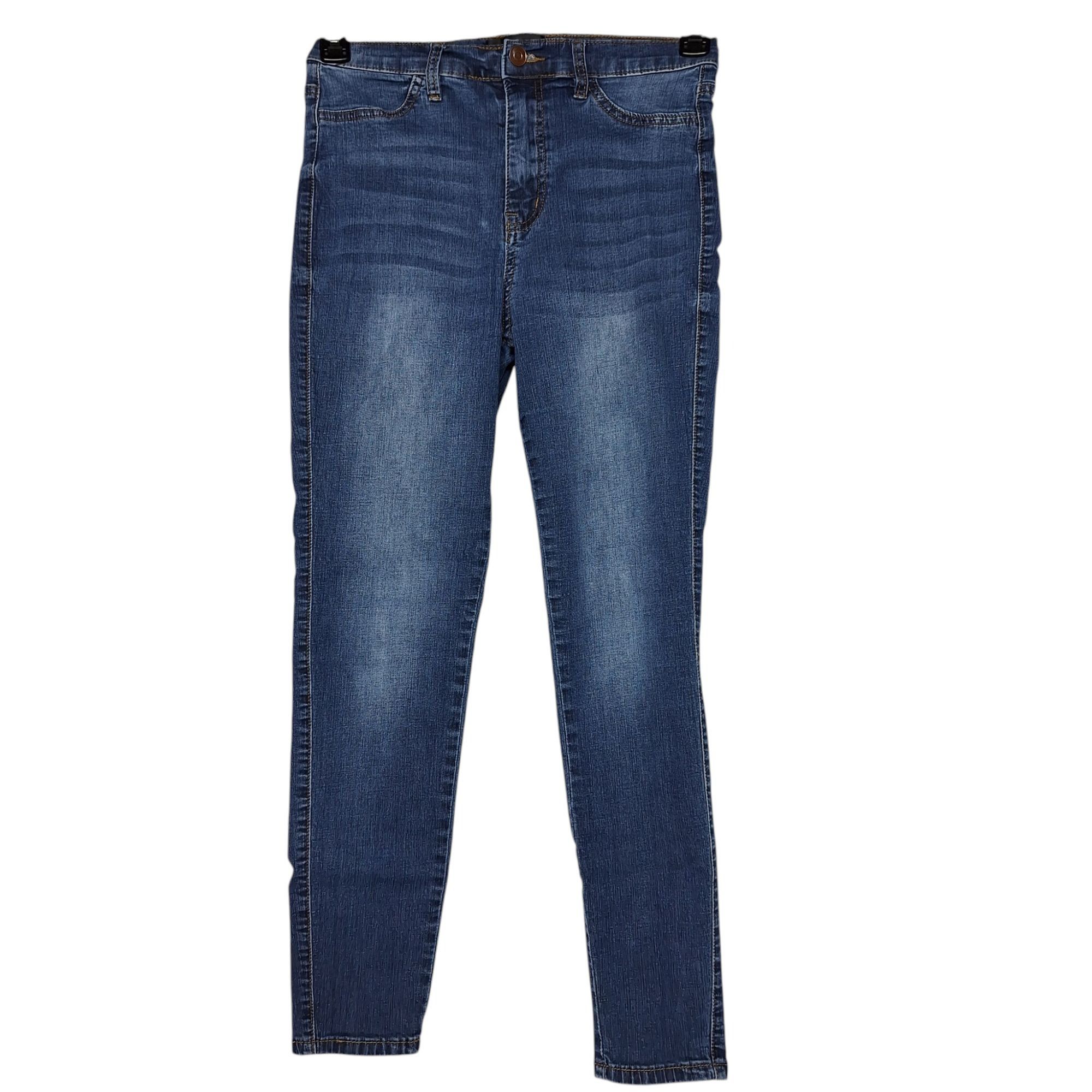 Fashion Nova Fashion Nova High Rise Skinny Jeans Dark Wash Stretchy Denim Size 27" / US 4 / IT 40 - 2 Thumbnail