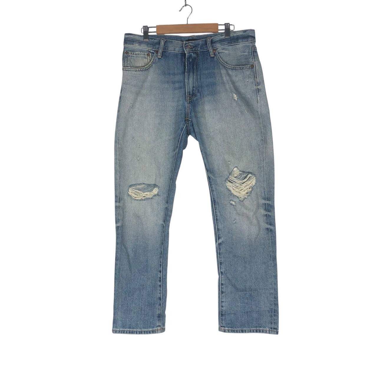 Jean × Uniqlo × Vintage Vintage Uniqlo Jeans Faded Distressed Denim Jean Size US 32 / EU 48 - 1 Thumbnail