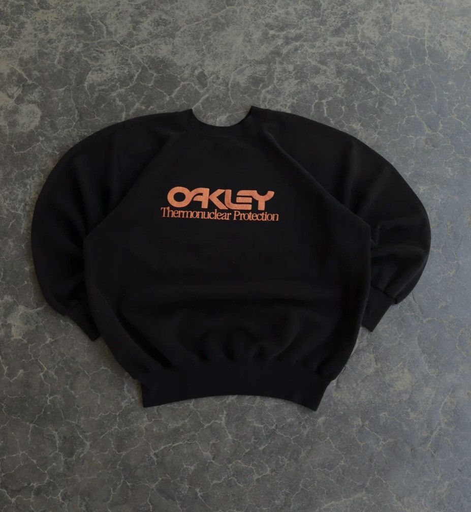 Oakley 80s Oakley Thermonuclear Crewneck Sweatshirt Size US XL / EU 56 / 4 - 1 Thumbnail