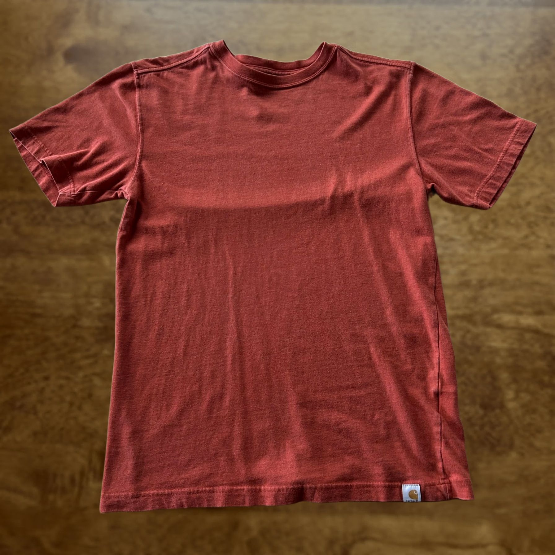 Carhartt Carhartt Shirt Mens S Red Tagless Logo Crew Neck Tee T-Shirt Size US S / EU 44-46 / 1 - 1 Thumbnail