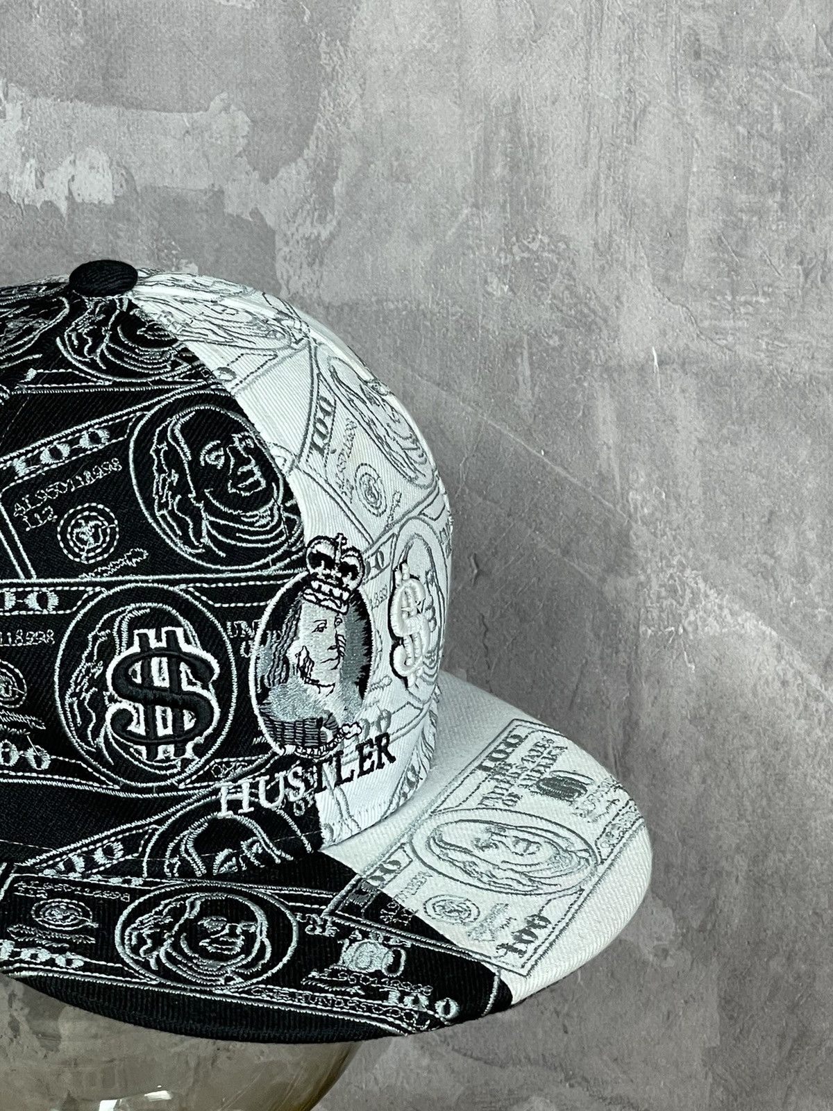 New Era New Era Dollars Vintage Cash Rap Snap Back Size ONE SIZE - 3 Thumbnail