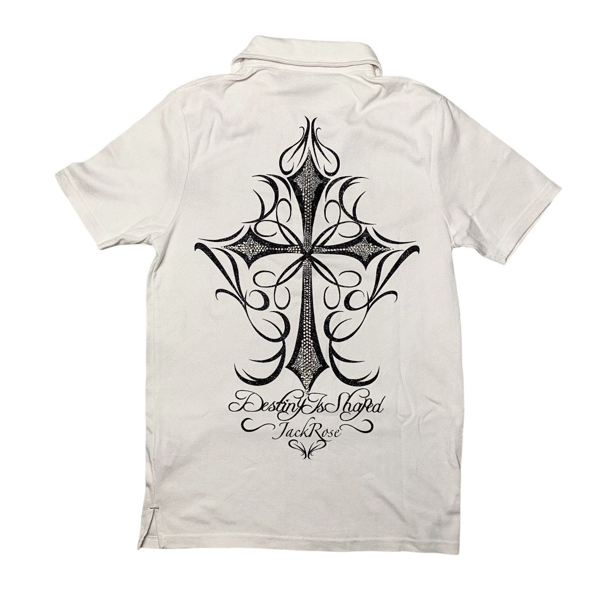 Hysteric Glamour 2000's Jackrose Tribal Cross Poem Shirt Size US S / EU 44-46 / 1 - 1 Thumbnail