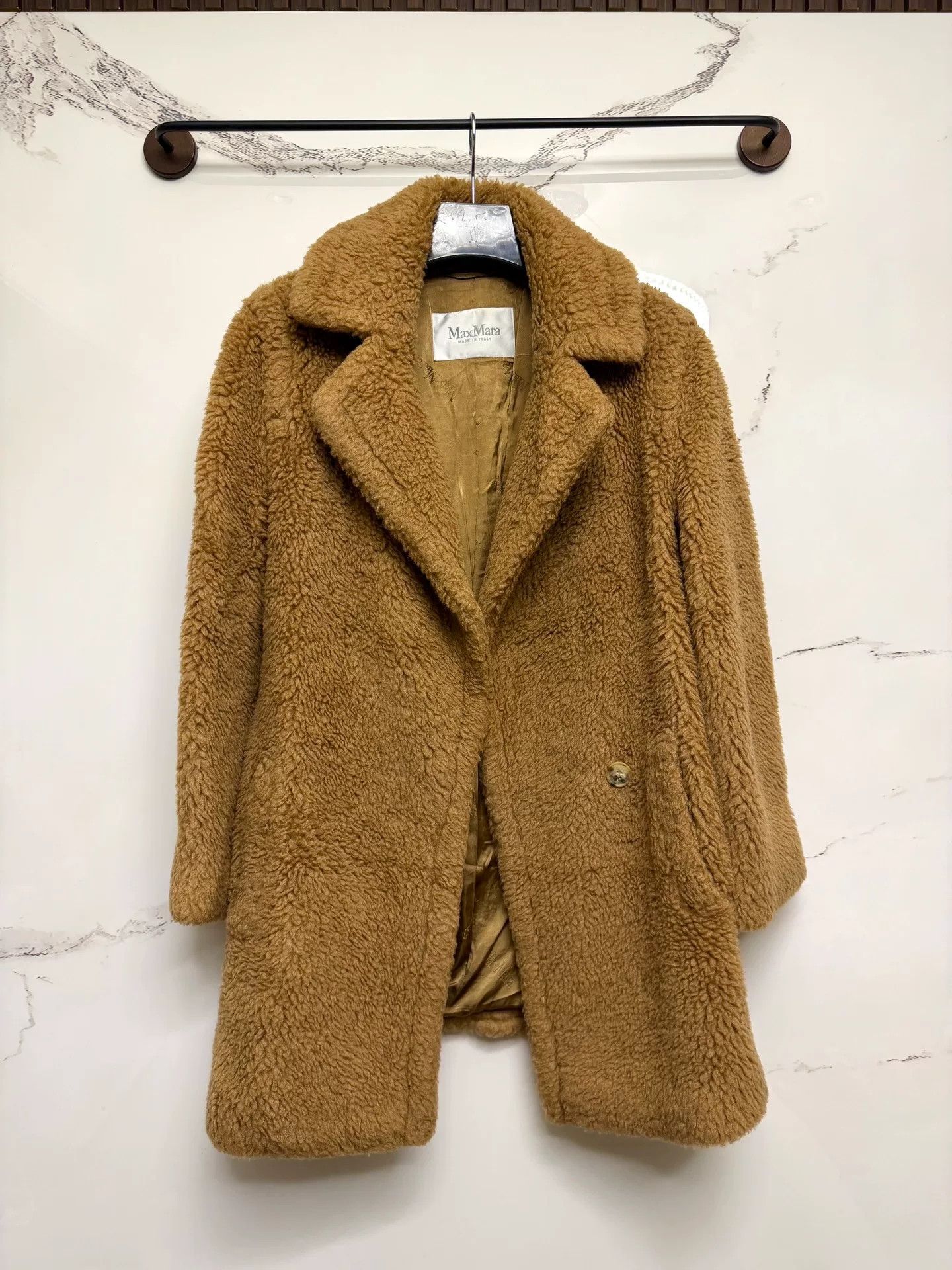 Max Mara maxmara brown teddy coat for women Size ONE SIZE - 1 Thumbnail