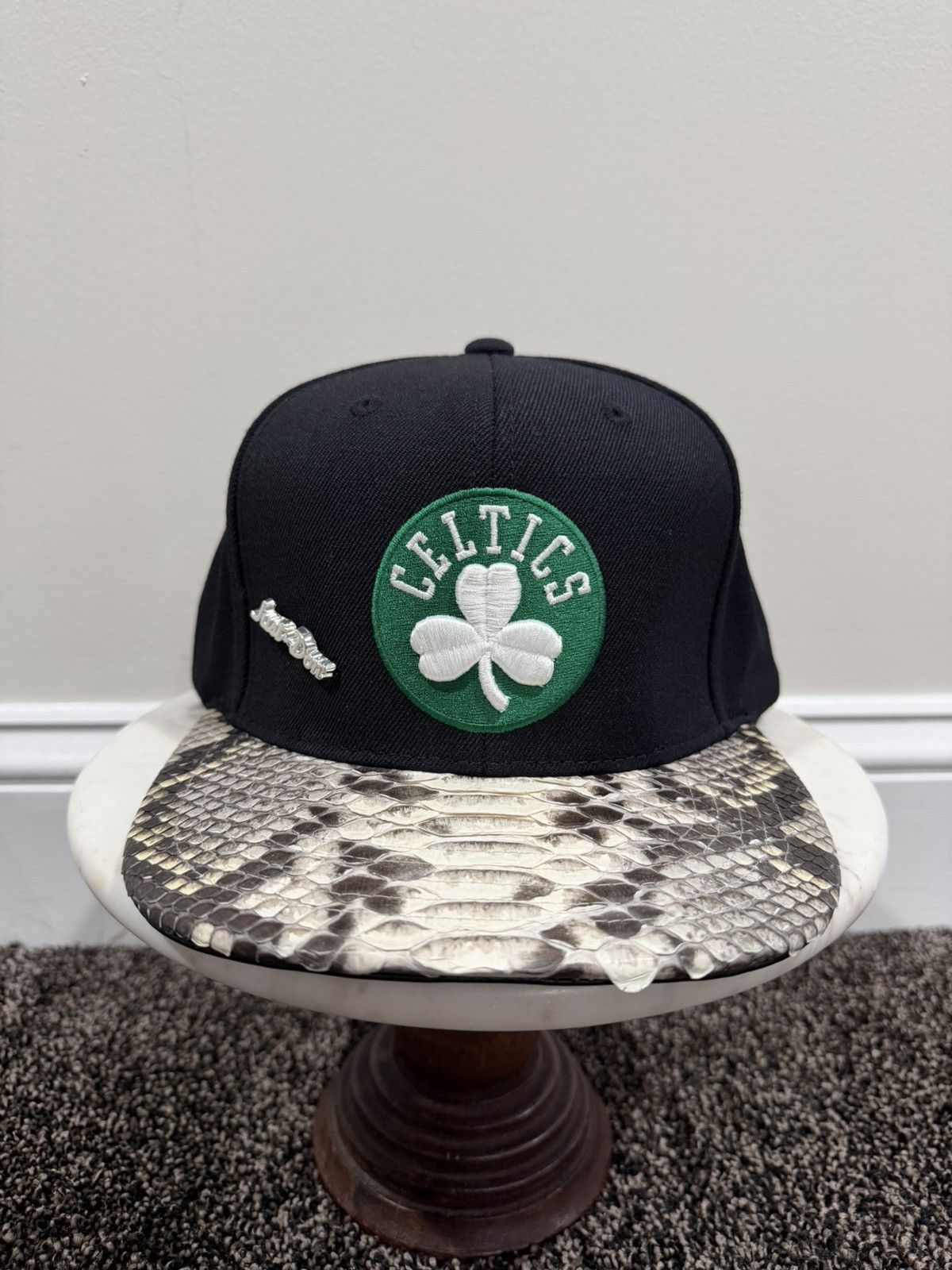 Just Don × Mitchell & Ness × Rsvp Gallery Just Don x Mitchell & Ness NBA Boston Celtics Black Hat Size ONE SIZE - 1 Thumbnail