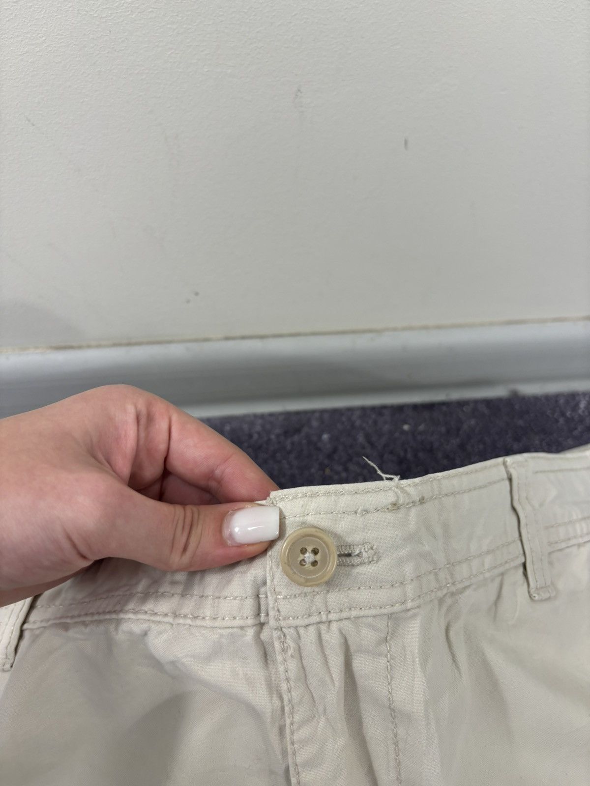Izod Vintage Izod 2000s Wide Leg Skate Hype Baggy Cargo Shorts Size US 36 / EU 52 - 10 Thumbnail