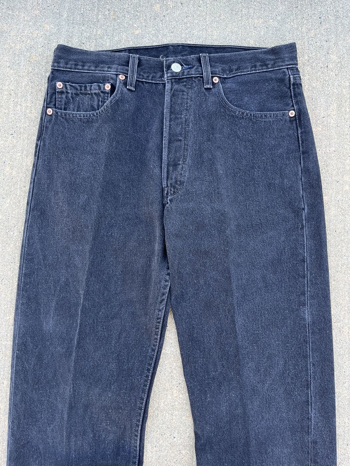 Levi's × Levi's Vintage Clothing × Vintage VINTAGE 00’S LEVI’S FADED BLACK JEANS Size US 32 / EU 48 - 10 Thumbnail