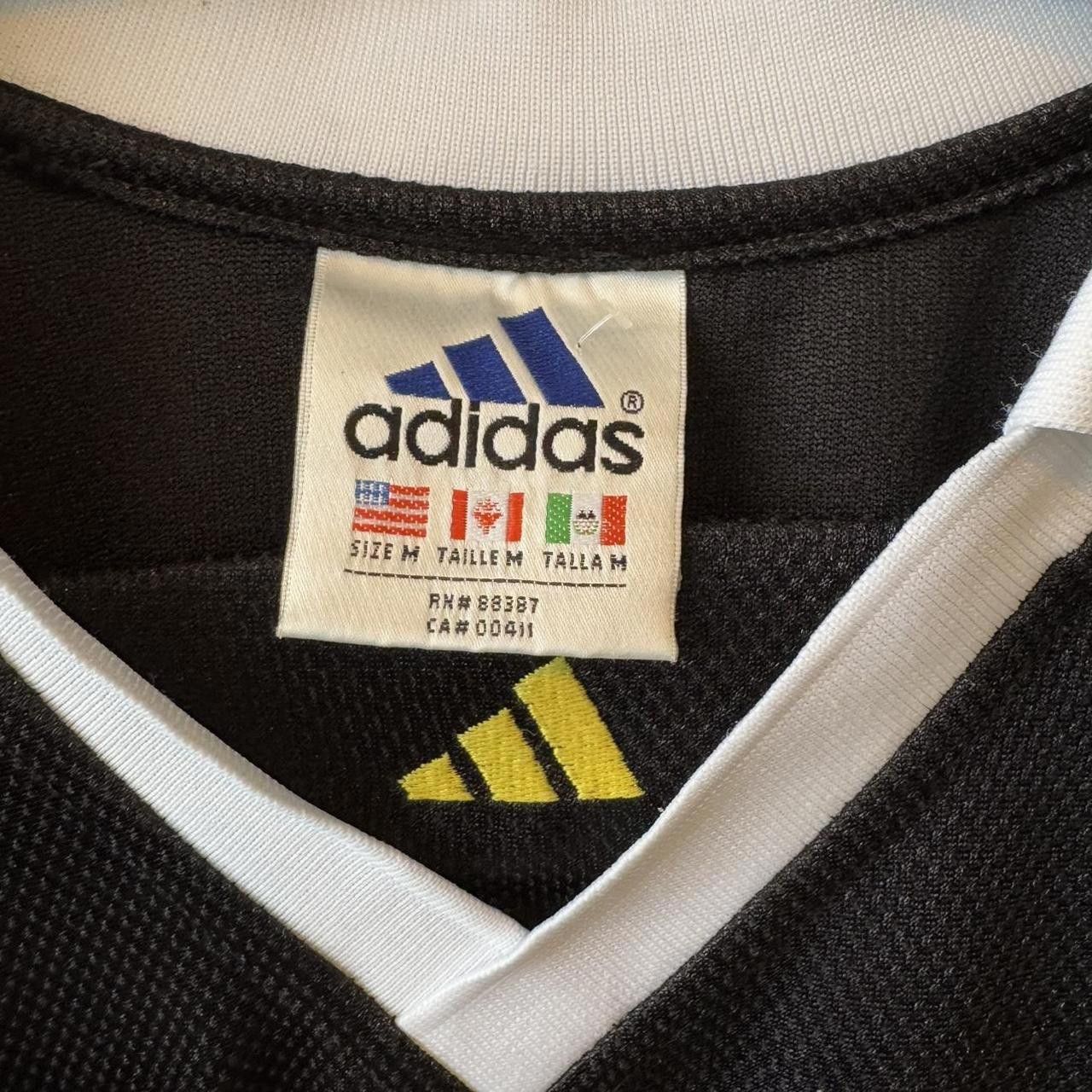 Adidas Adidas Men's Short Sleeve Soccer Jersey - Black & White Size US M / EU 48-50 / 2 - 3 Thumbnail