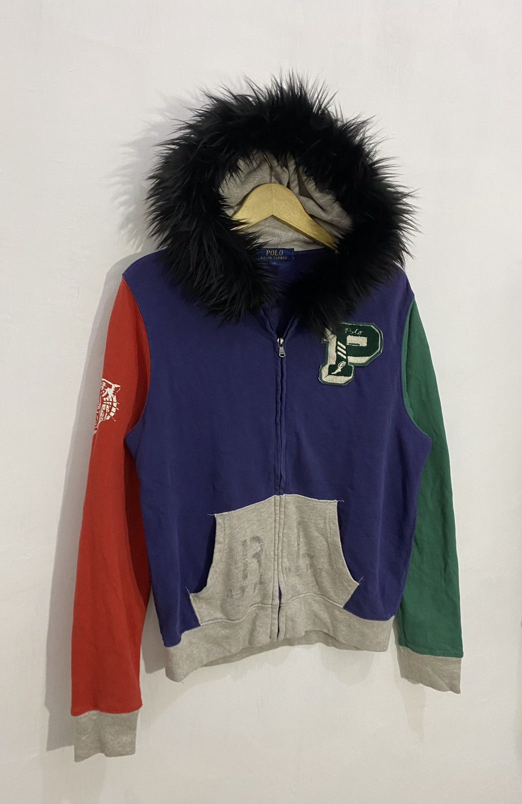 Polo Ralph Lauren Polo Ralph Lauren Fur Zipper Hoodie LGB Style Size US M / EU 48-50 / 2 - 2 Thumbnail