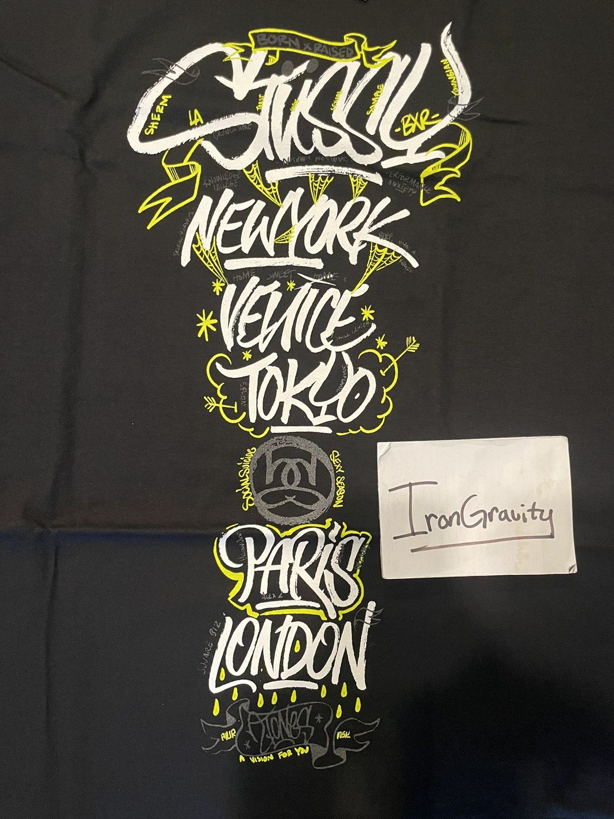 Born X Raised × Stussy Stussy & Born x Raise Hand Style Tee Size XL Size US XL / EU 56 / 4 - 2 Thumbnail