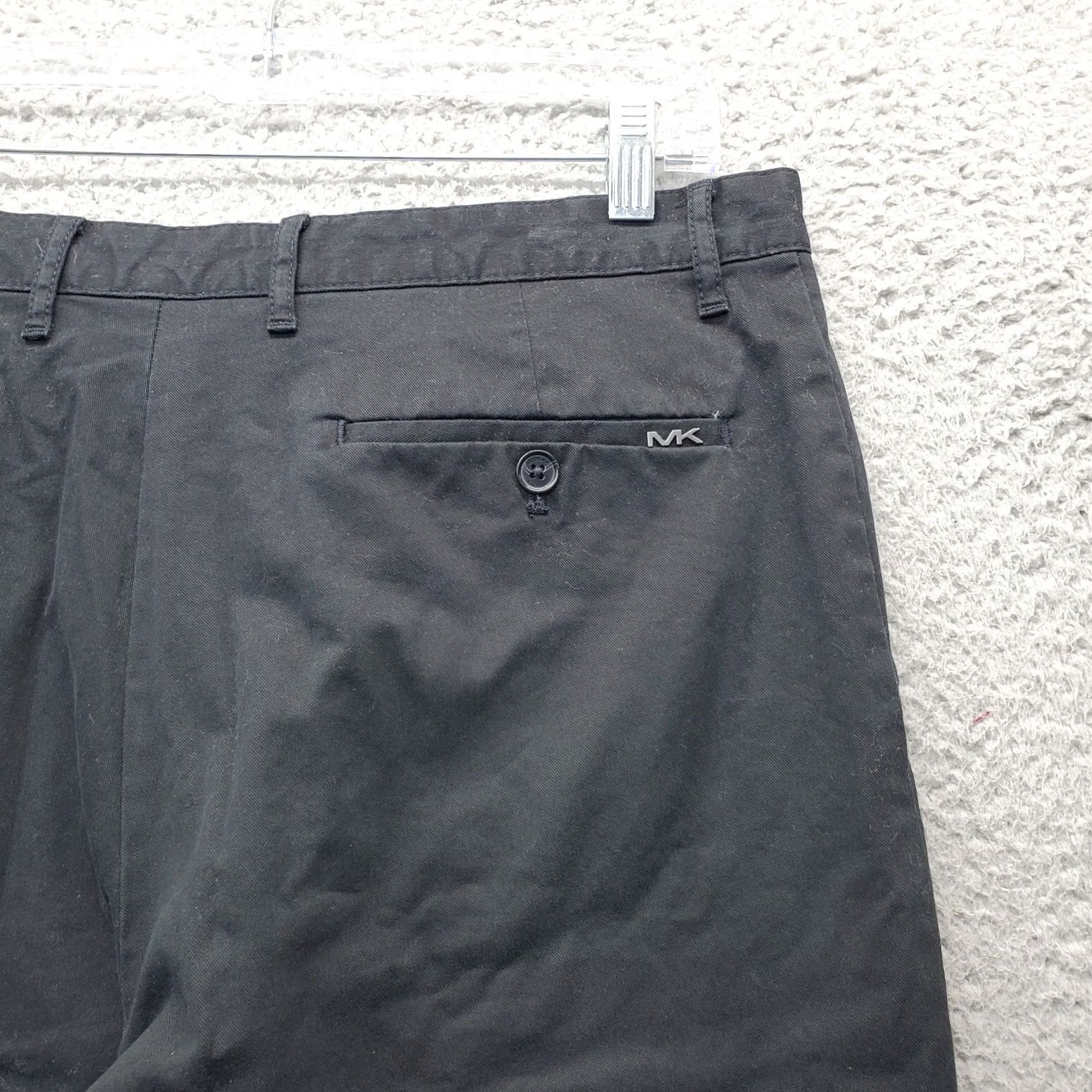Michael Kors Michael Kors Chino Pants Mens 34/32 Black Cotton Slash Pocket Classic Fit Shirt? Size US 34 / EU 50 - 8 Thumbnail
