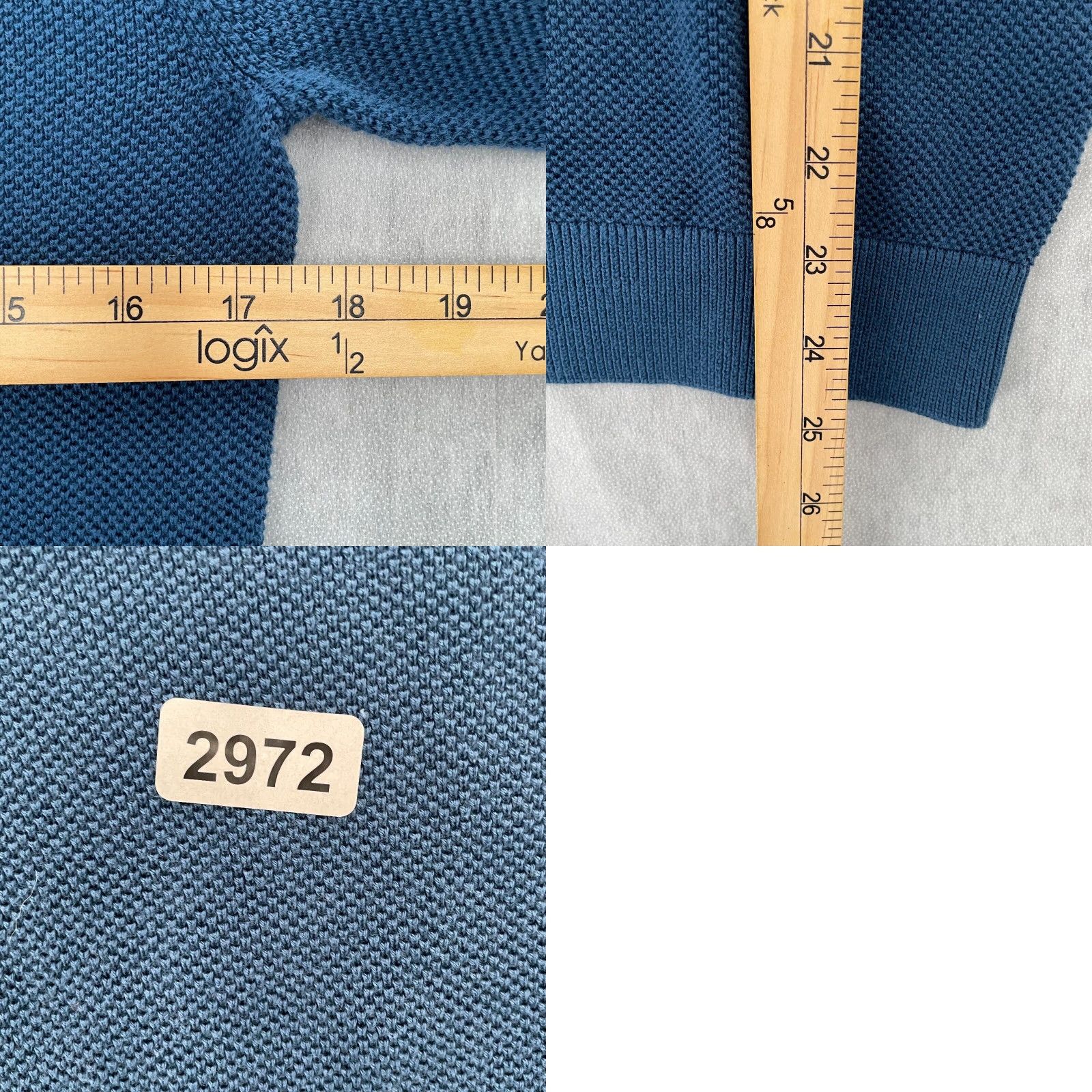 Lacoste VINTAGE Lacoste Sweater Men 40 Blue Golf Preppy Pullover Long Sleeve Cotton Mens Size US L / EU 52-54 / 3 - 8 Thumbnail
