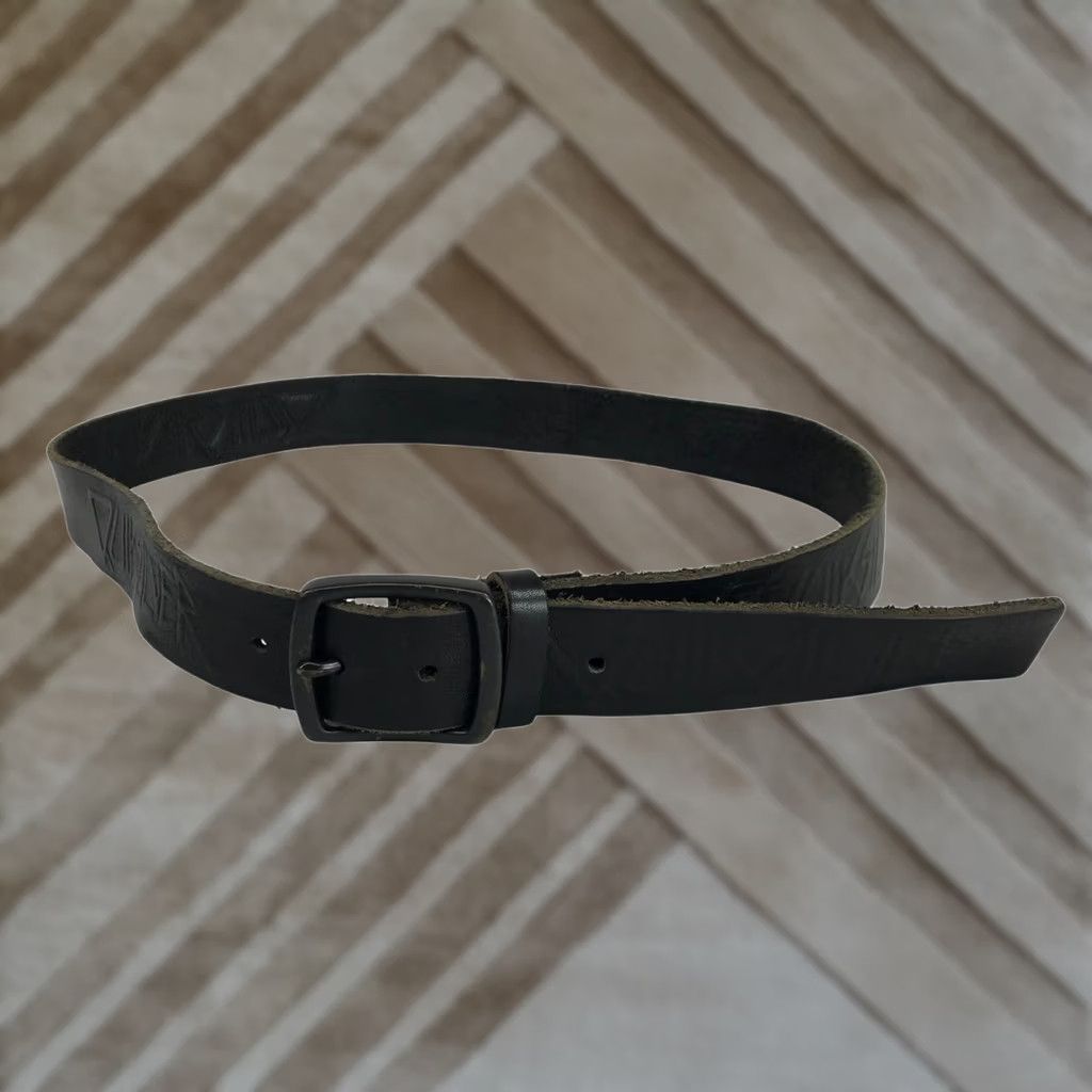Quiksilver Quiksilver Black Leather Belt - XL - Y2K Style Pre-Owned Size ONE SIZE - 1 Thumbnail