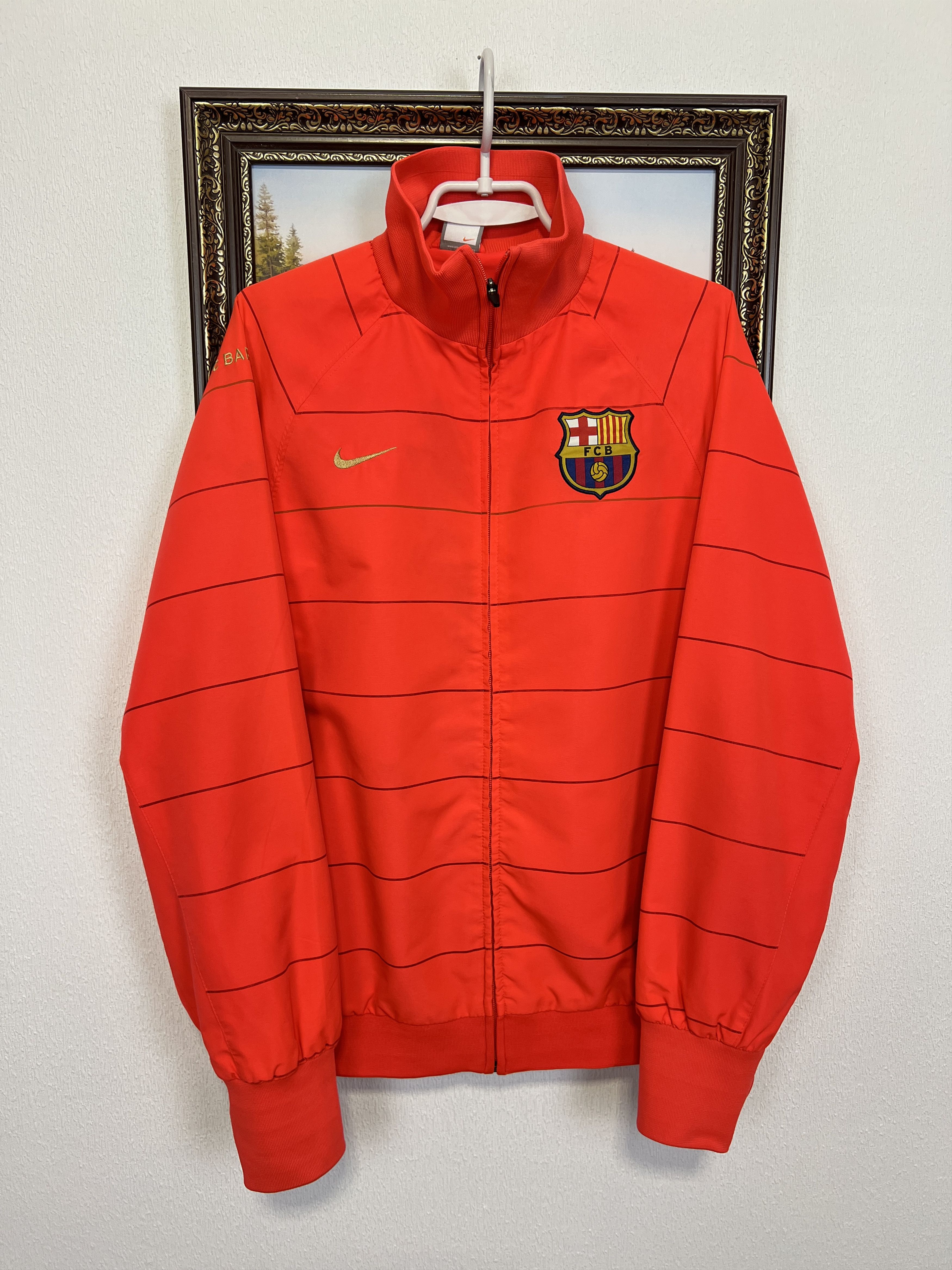 Nike Vintage Nike FC Barcelona Football Jacket Soccer Track Top Size US L / EU 52-54 / 3 - 1 Thumbnail