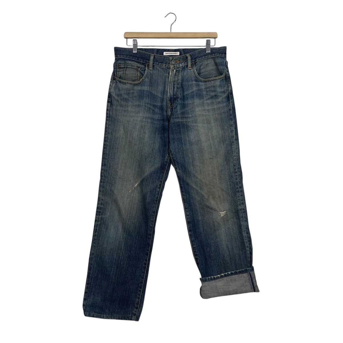 Japanese Brand Vintage Bobson Workwear Denim Jeans Size US 34 / EU 50 - 12 Thumbnail