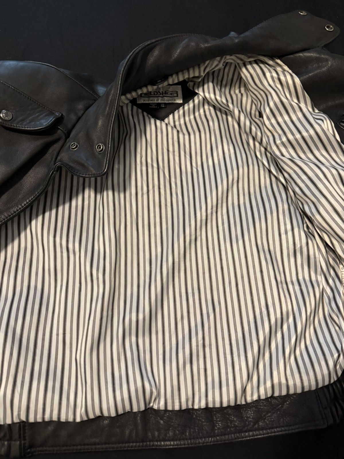 Japanese Brand × Vintage fieldsheer heavy leather jack Size US L / EU 52-54 / 3 - 3 Thumbnail
