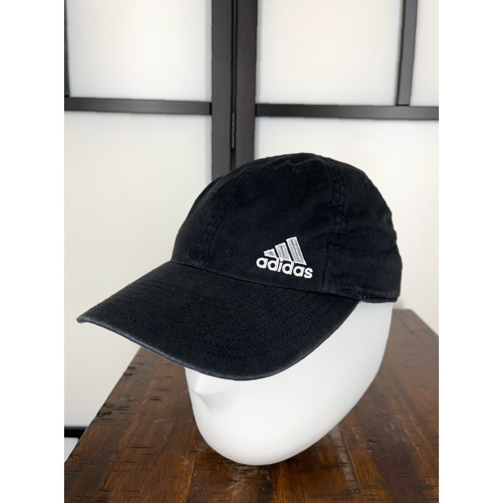 Adidas Adidas Hat Cap Strap Back Adult One Size Black Cotton Climalite Golf Golfer Hat/Cap Men Baseball Cap Outdoor Sports Adjustable, Lightweight Men 90s? Size ONE SIZE - 4 Thumbnail