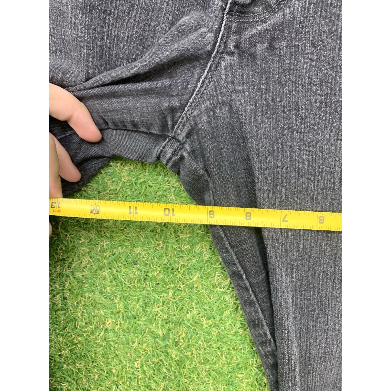 Vintage Judy Blue Jeans Womens 11 Black High Rise Button Fly USA 28x32 Stretch Size 32" / US 10 / IT 46 - 3 Thumbnail