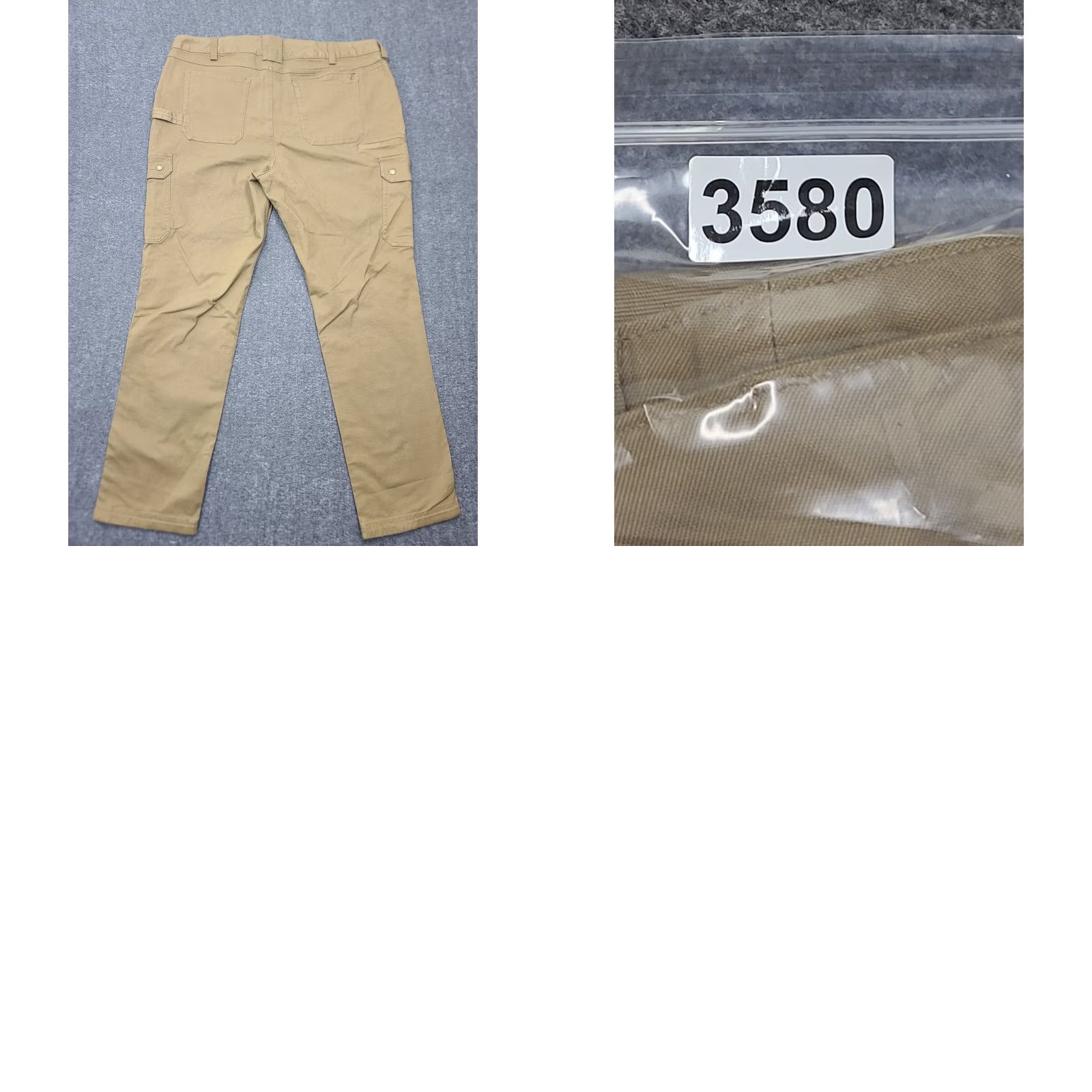 CO Duluth Curvesetter Cargo Pants Womens 18x31 Brown Cargo Pant Regular Straight Outdoor Hiking Canvas Cotton Spandex Brown Women 18S34 Beige? Size 40" / US 18 - 9 Thumbnail