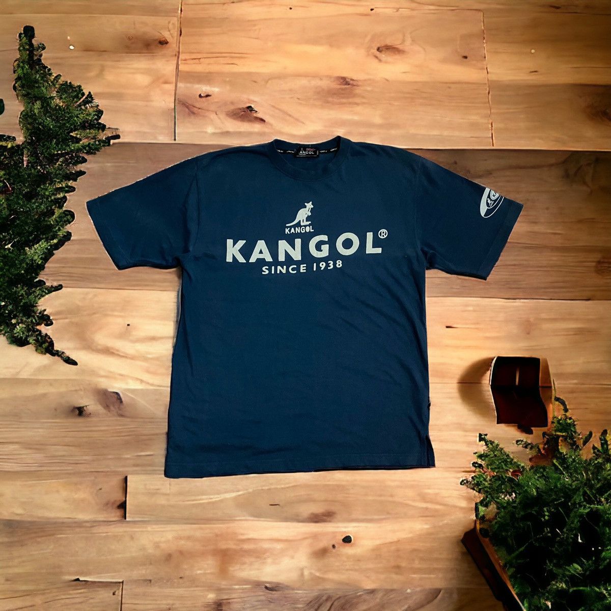 Kangol Vintage Kangol Big Logo Tee Size US M / EU 48-50 / 2 - 1 Thumbnail