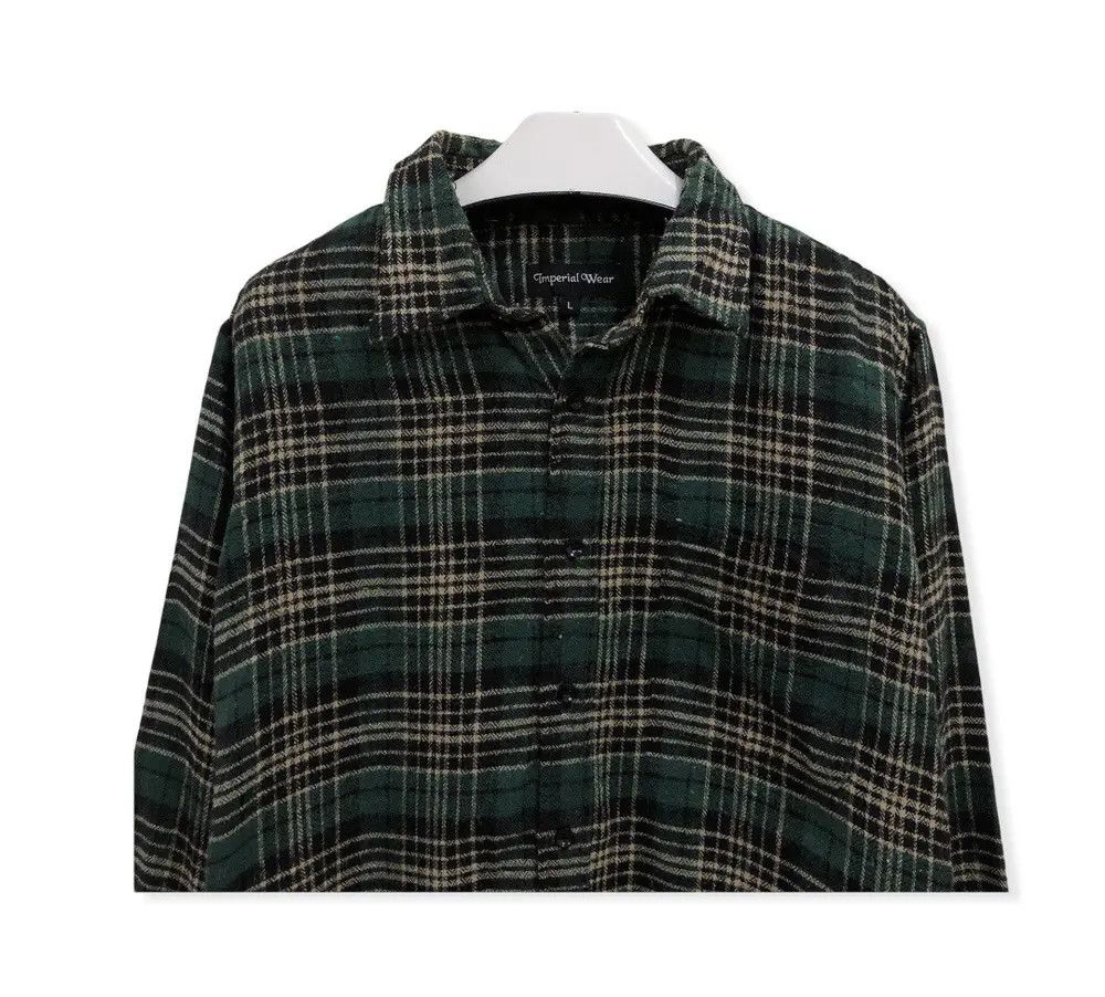 Vintage Vintage Imperial Wear Plaid Tartan Flannel Shirt 👕 Size US M / EU 48-50 / 2 - 2 Thumbnail