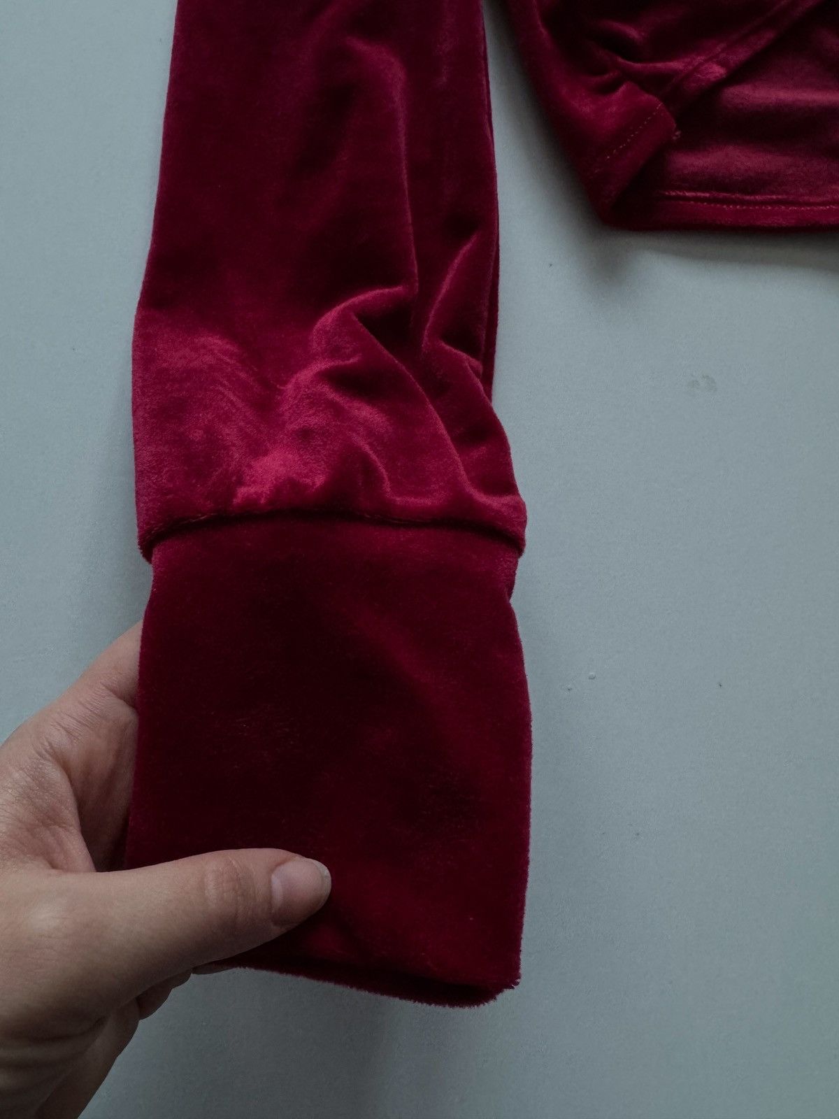 Other Cherry velvet top Size M / US 6-8 / IT 42-44 - 2 Thumbnail