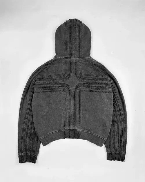 Japanese Brand Goth Zipper Sweatshirt Hoodie Size US L / EU 52-54 / 3 - 2 Thumbnail