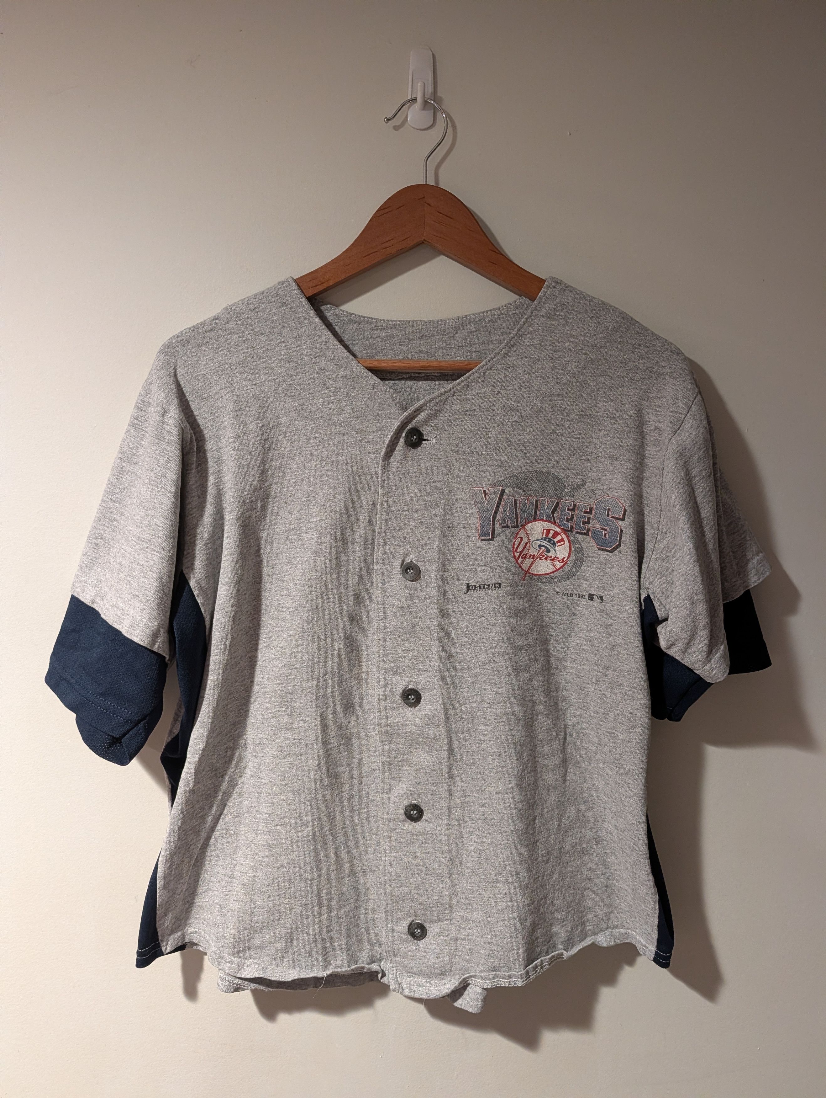 New York Yankees VTG New York Yankees Jostens Button Down Baseball Jersey Size US M / EU 48-50 / 2 - 1 Thumbnail