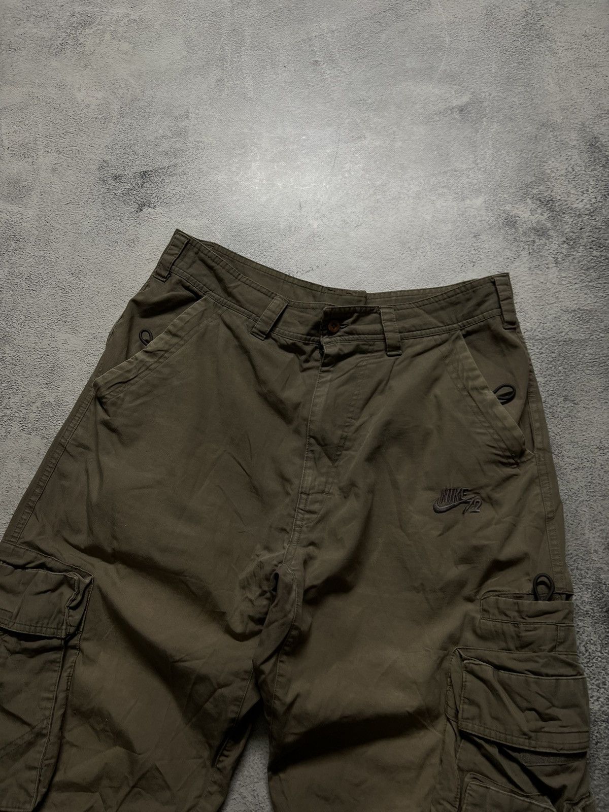 Nike × Vintage Vintage Y2k Brown 🤎 Nike Multi Pocket Shorts 00’s Size US 32 / EU 48 - 4 Thumbnail