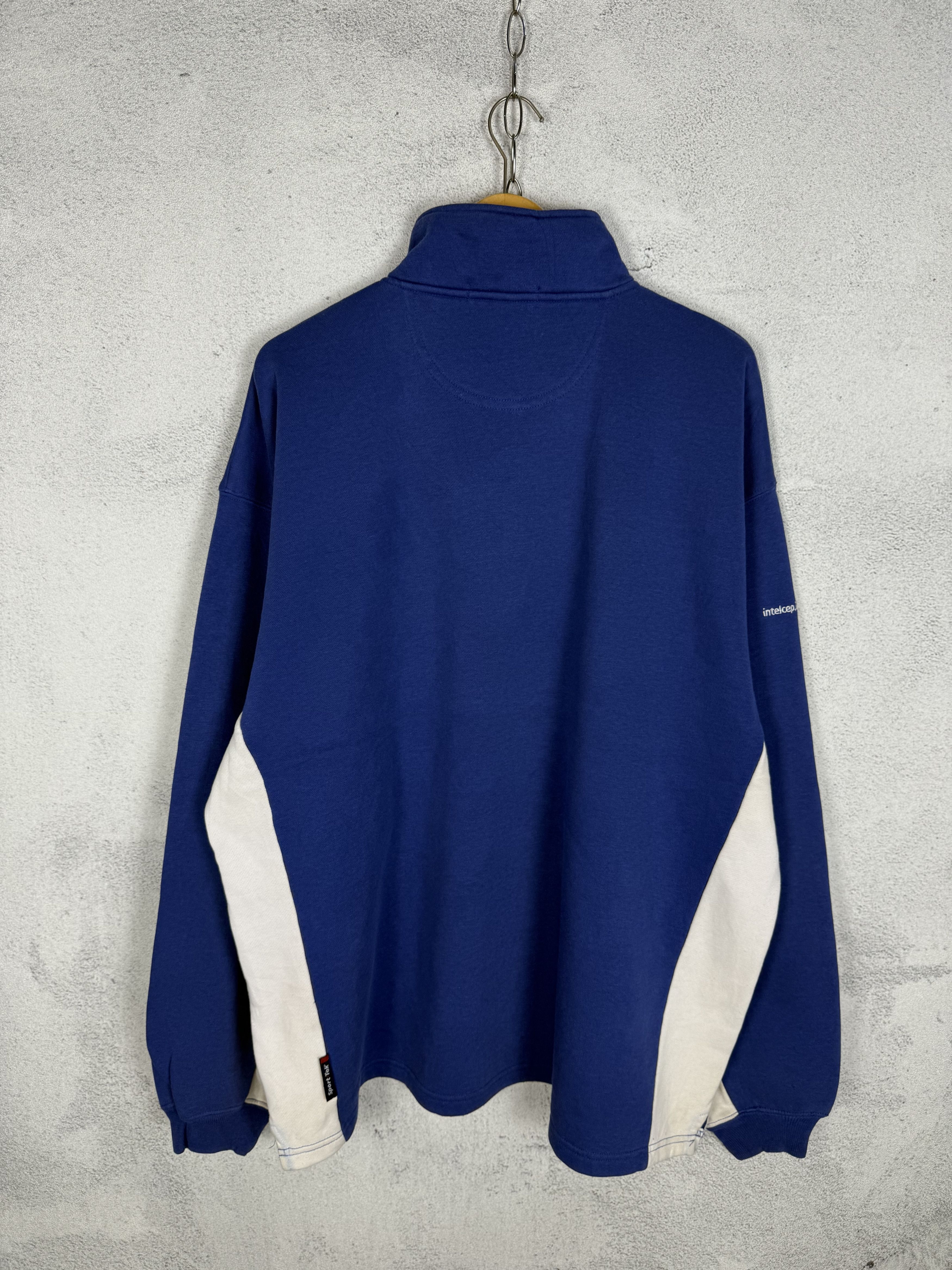 Vintage Vintage Intel Half Zip Sweatshirt Size US XL / EU 56 / 4 - 2 Thumbnail