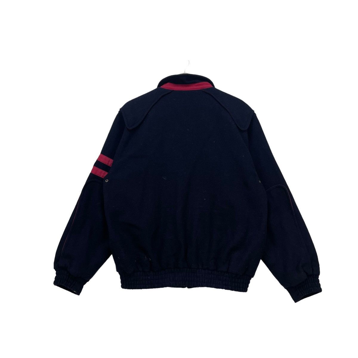 45rpm 💥Vintage Sina Cava Lupo Di Mare Reversible Bomber Wool Size US M / EU 48-50 / 2 - 4 Thumbnail