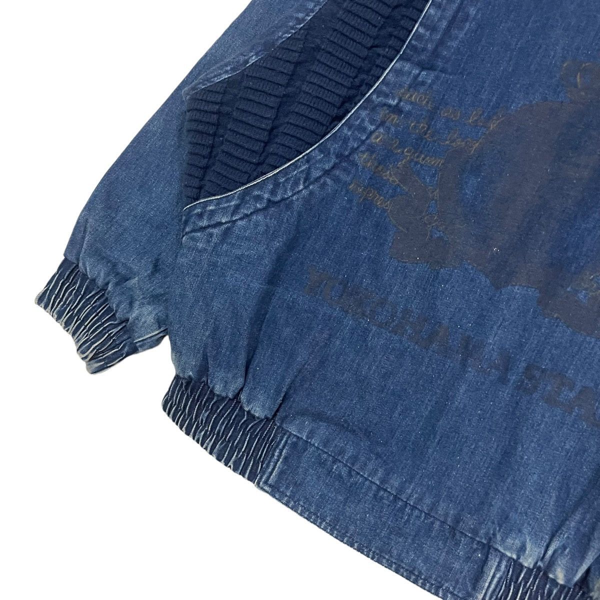 Japanese Brand Vintage HAMA-STA Denim Bomber Style Jacket Size US M / EU 48-50 / 2 - 9 Thumbnail