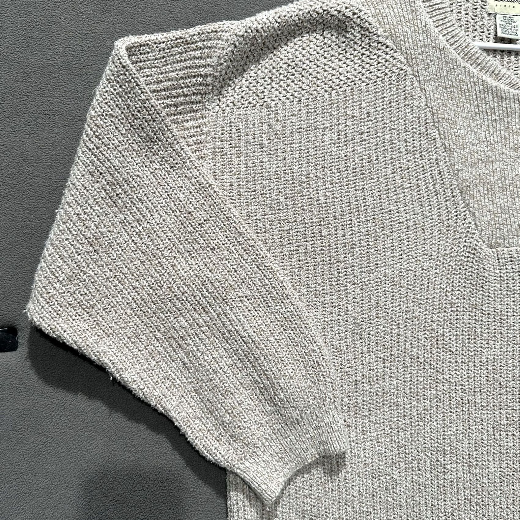 Eddie Bauer Vintage Eddie Bauer Sweater Men L Oatmeal Beige Knit Henley Pullover Made In USA Size US L / EU 52-54 / 3 - 6 Thumbnail