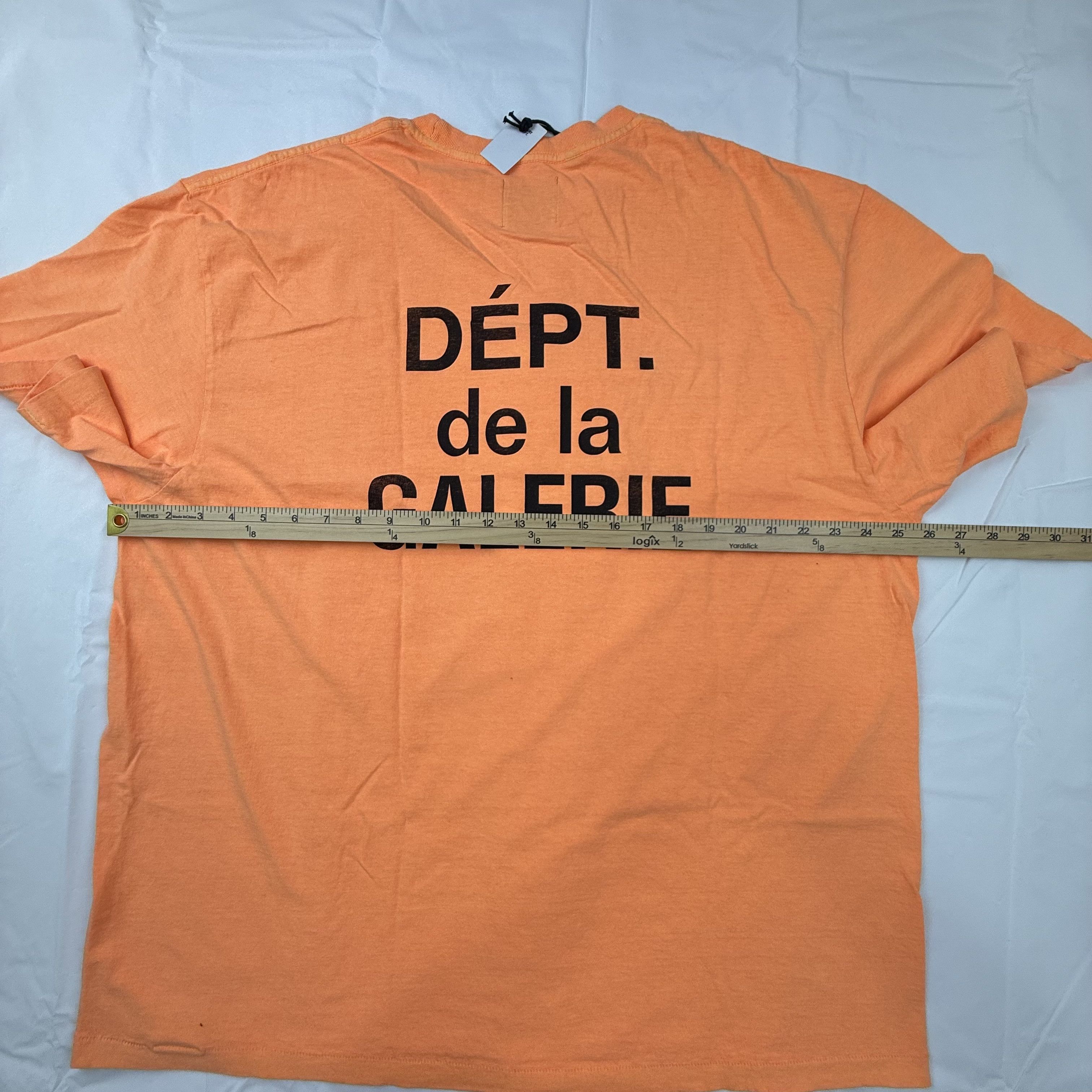 Gallery Dept. Gallery Dept Dept de la Galerie Orange Graphic T-Shirt Mens Size US XXL / EU 58 / 5 - 9 Thumbnail
