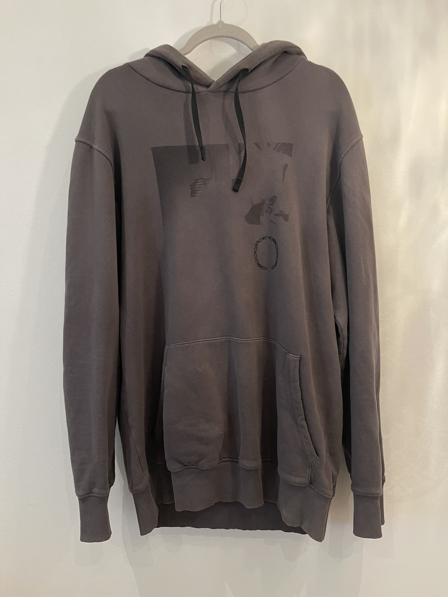 image of 1017 Alyx 9Sm Hoodie in Grey, Men's (Size XL)